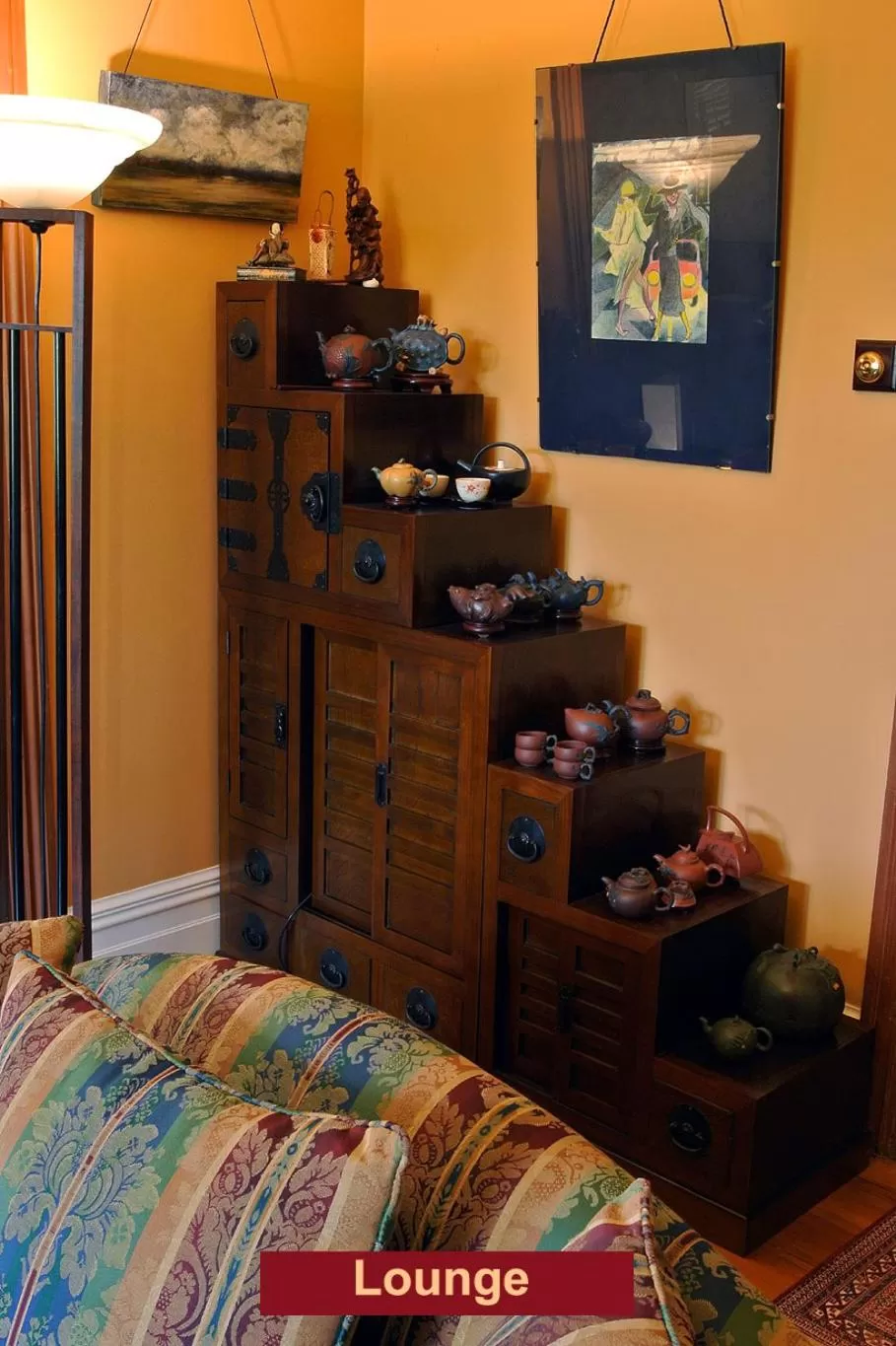 Living room, Bed in The Grange