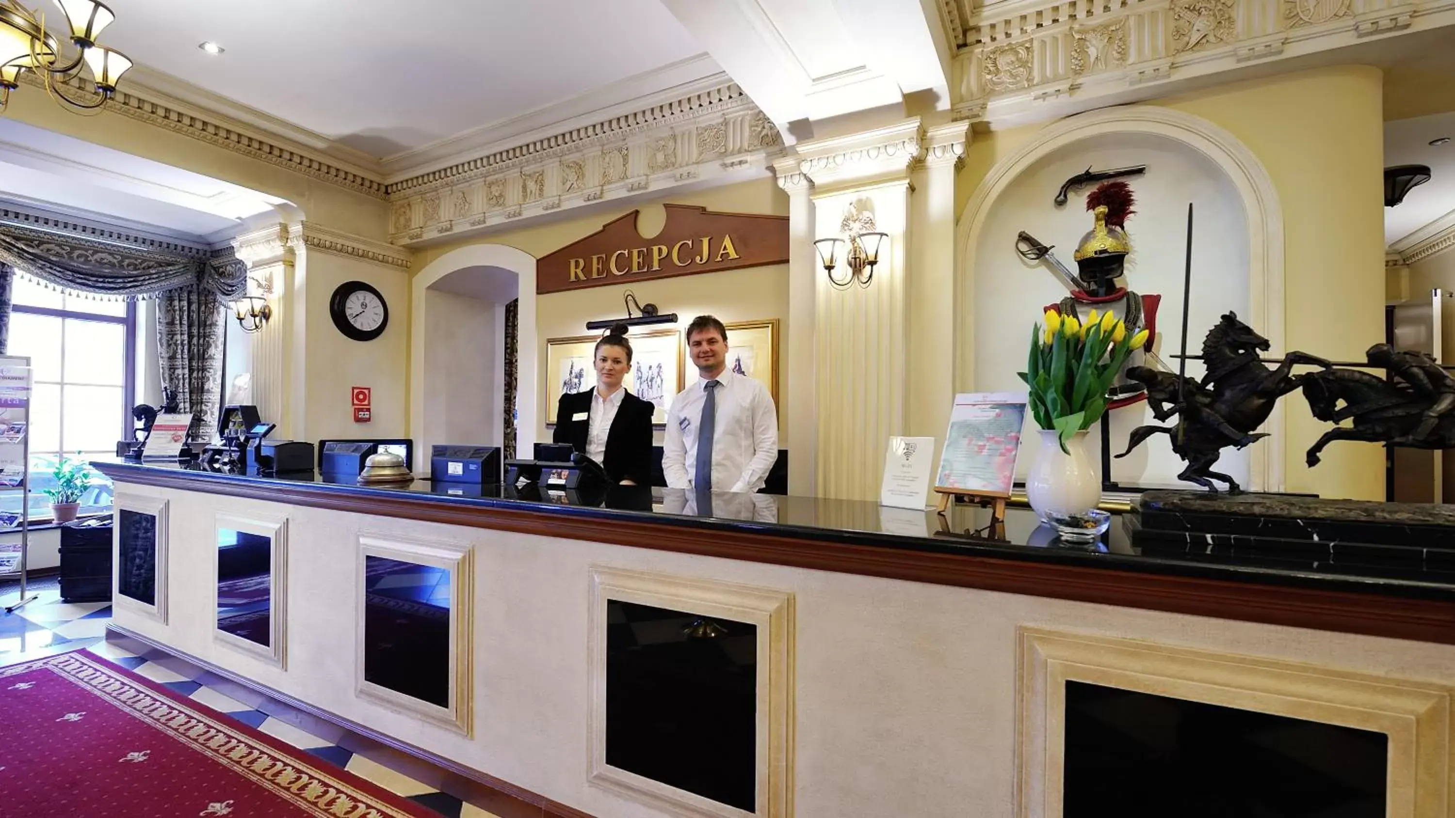 Lobby or reception in Hotel Diament Bella Notte Katowice - Chorzów