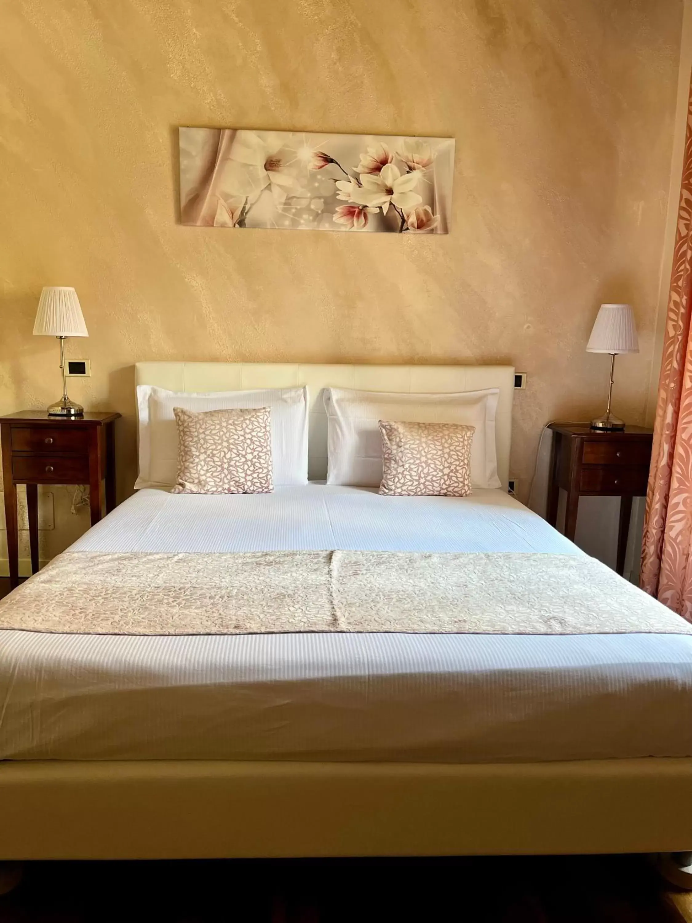 Bed in Relais Ponte Pietra