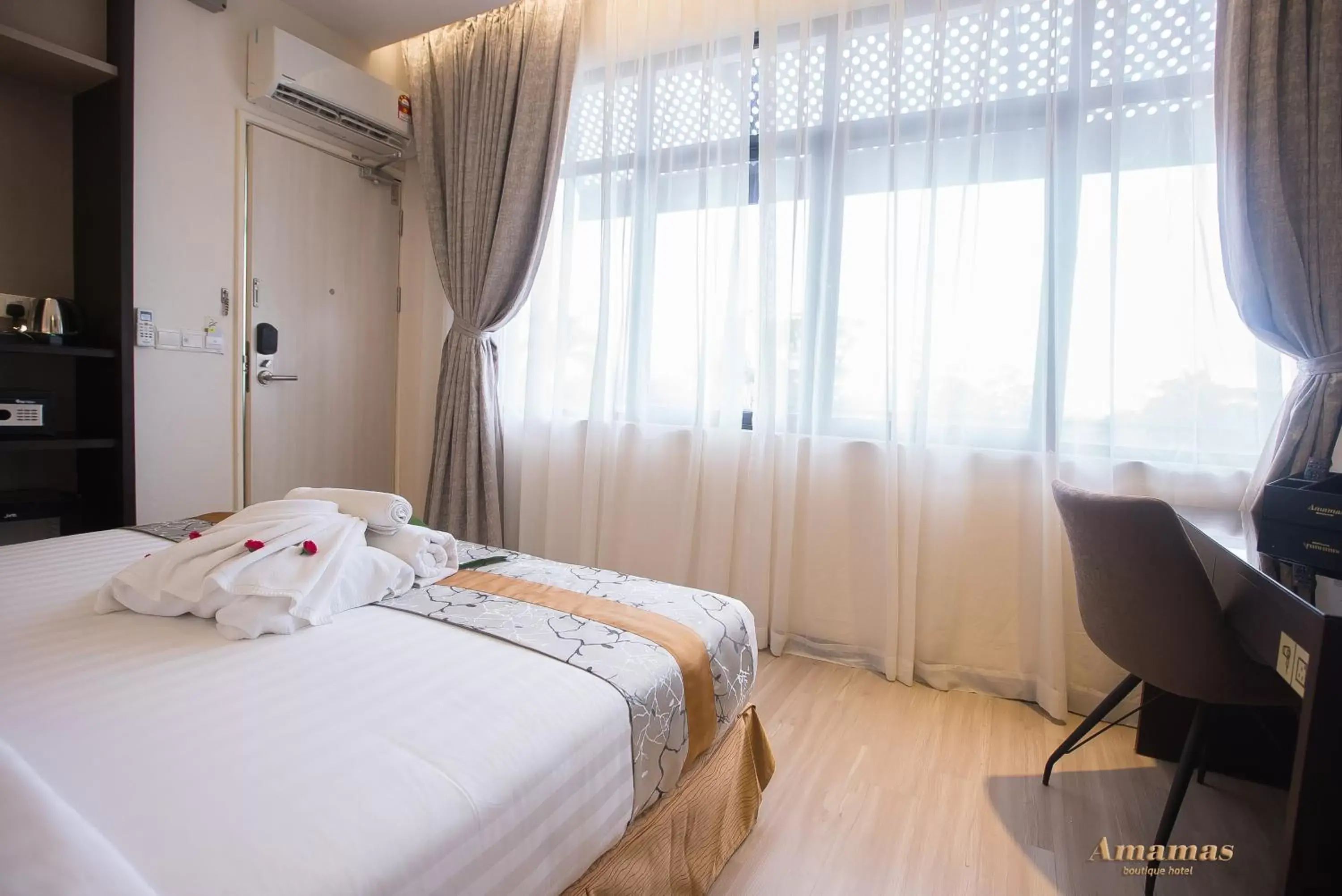 Bed in Amamas Boutique Hotel Kuching Bed in Amamas Boutique Hotel Kuching