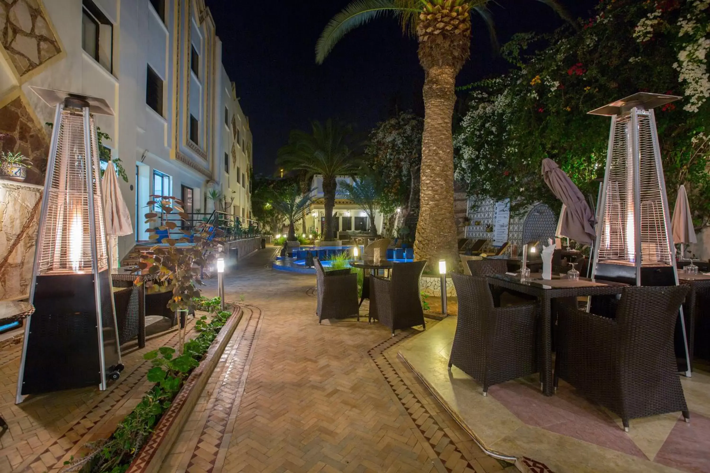 Patio in Atlantic Hotel Agadir