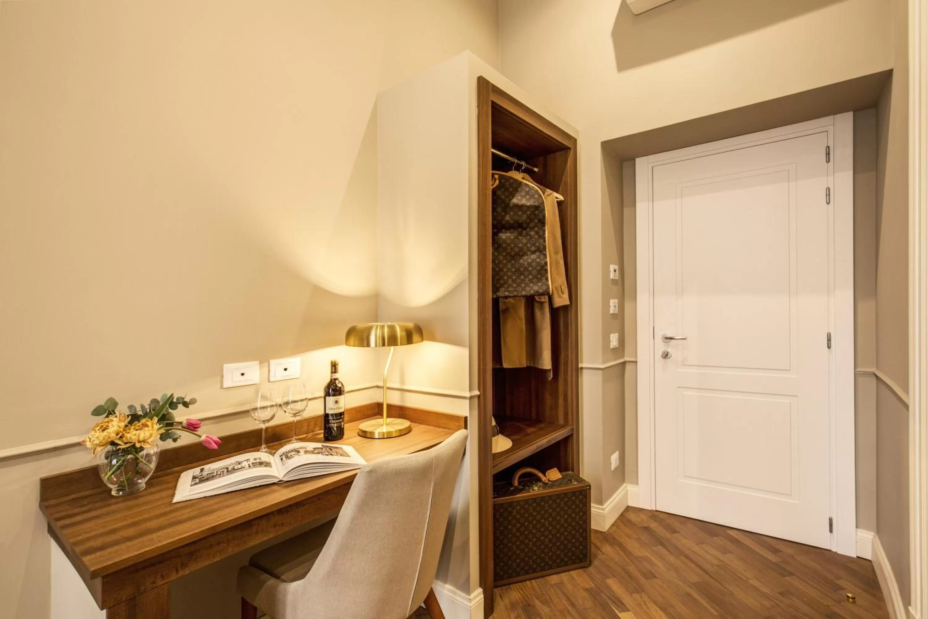 Bedroom in Charme Spagna Boutique Hotel