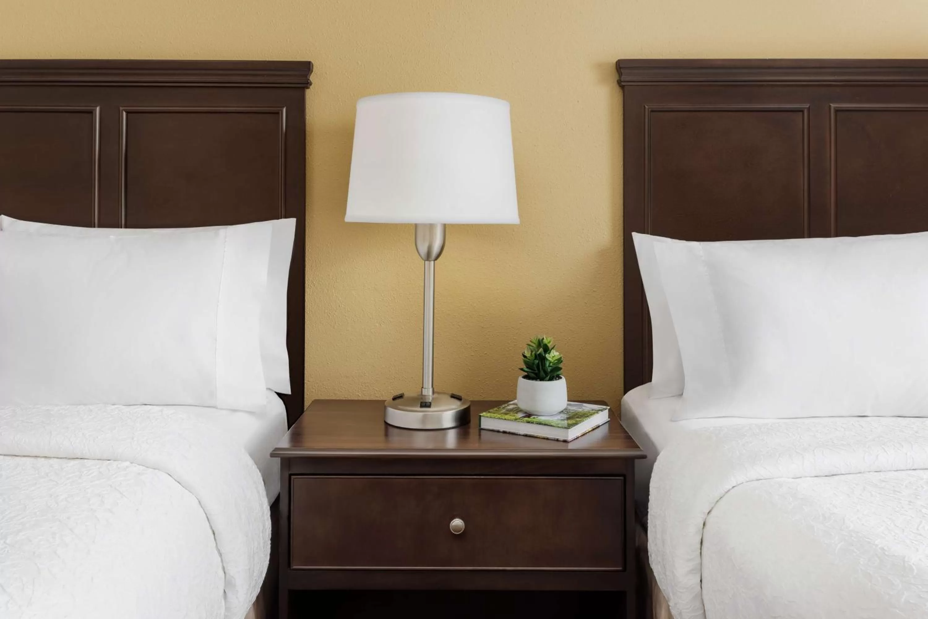 Bed in Hampton Inn Jackson