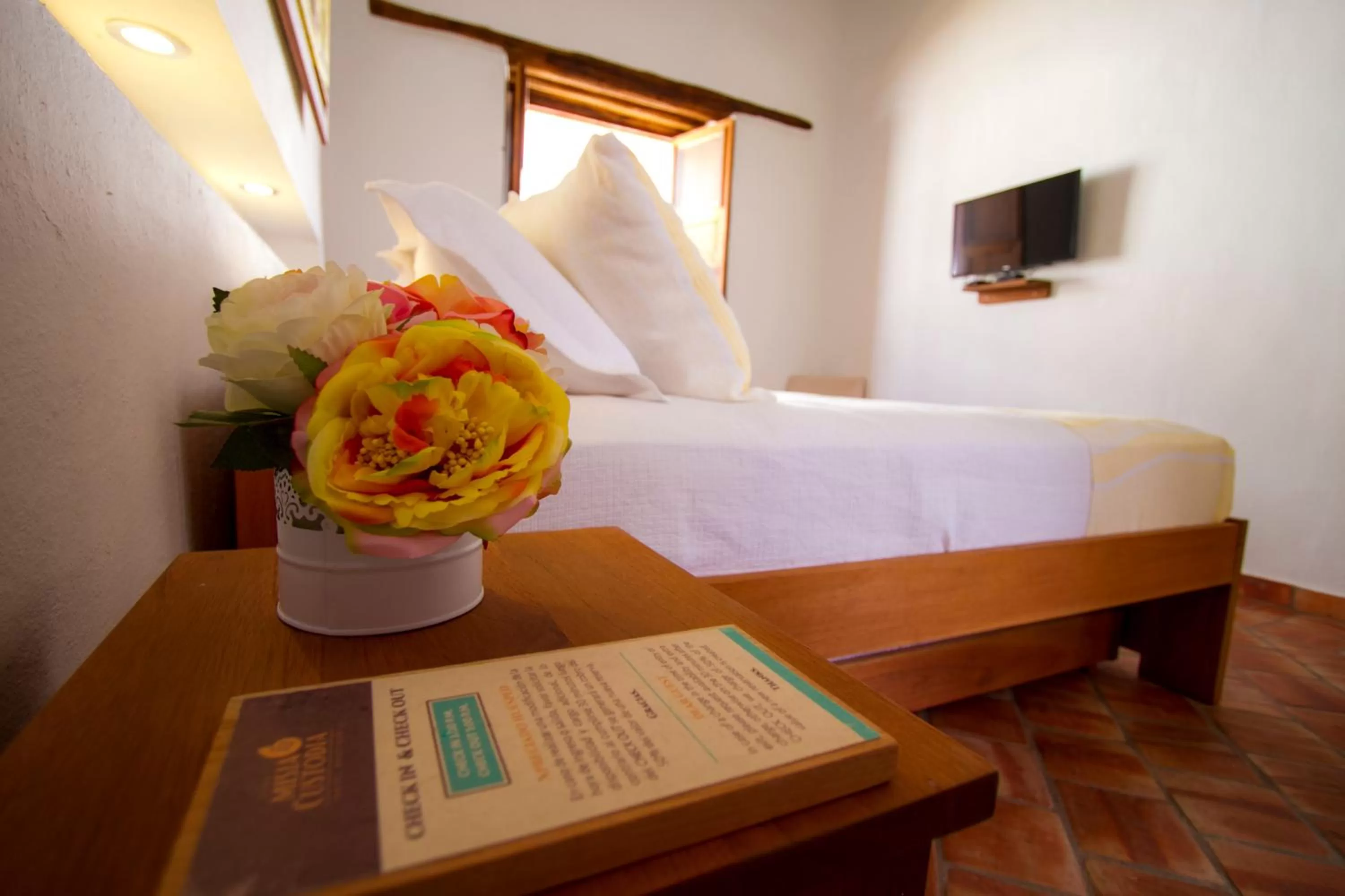 Bed in Misia Custodia Hotel Boutique