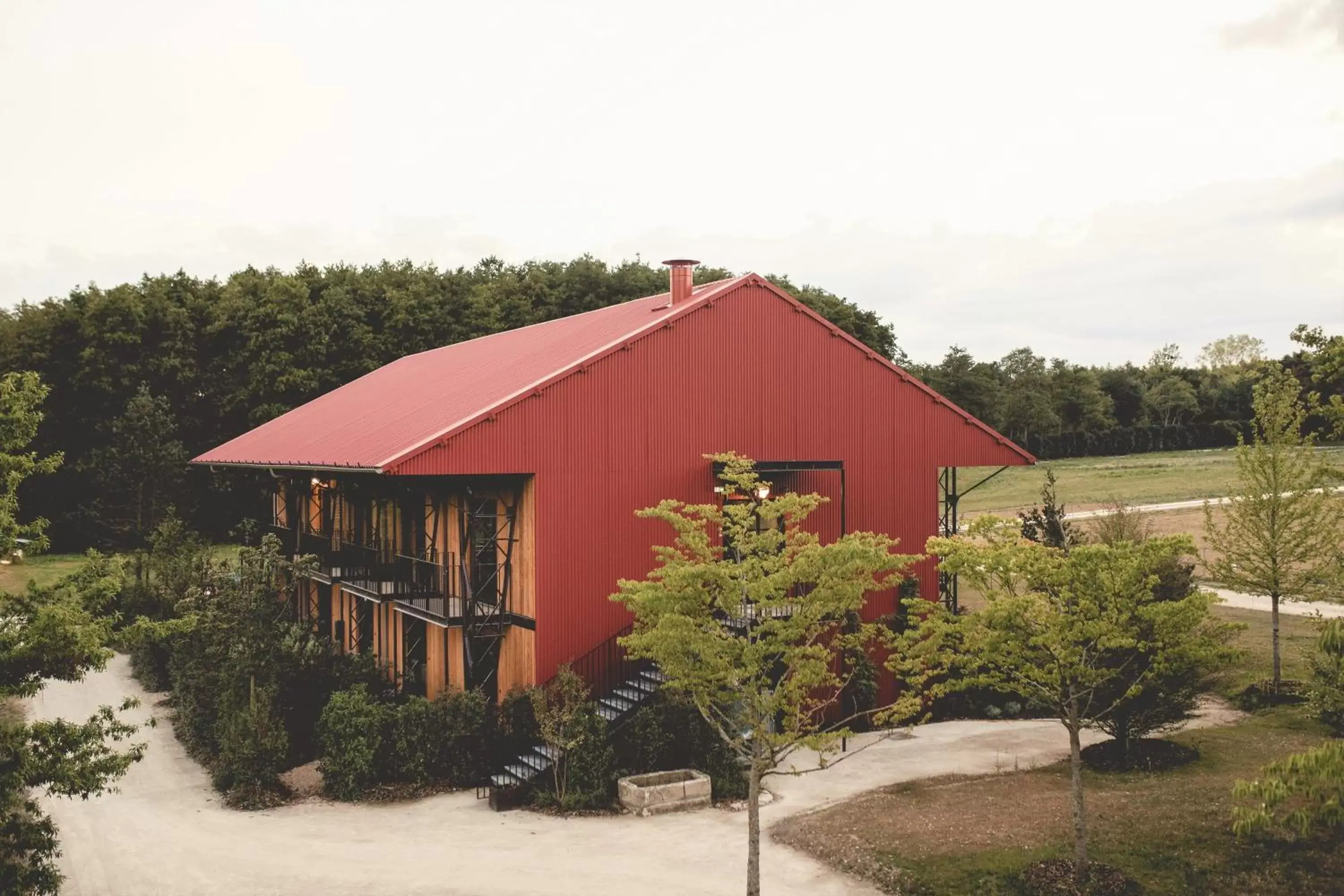 Bird's eye view, Property Building in Le Barn