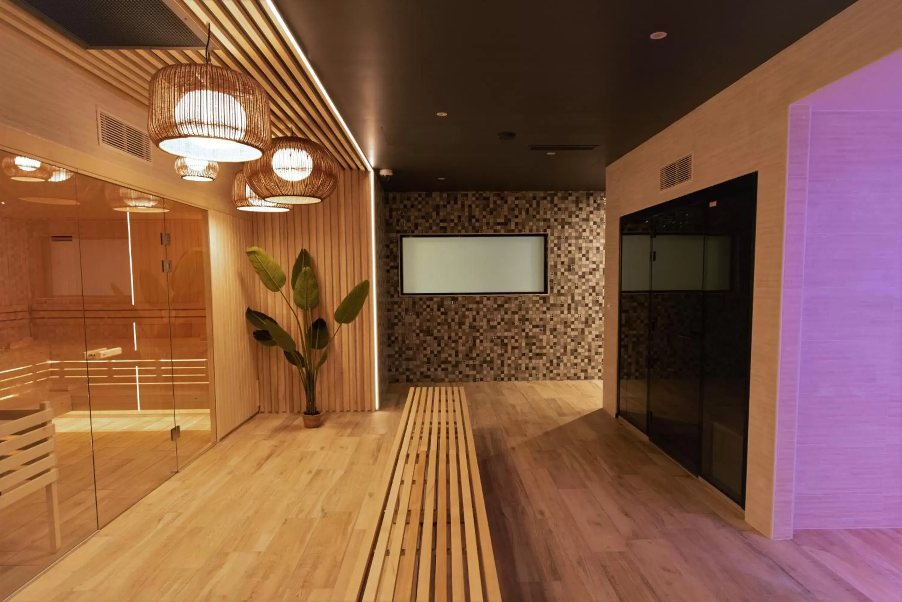 Sauna in PADJA Hôtel & Spa Vannes