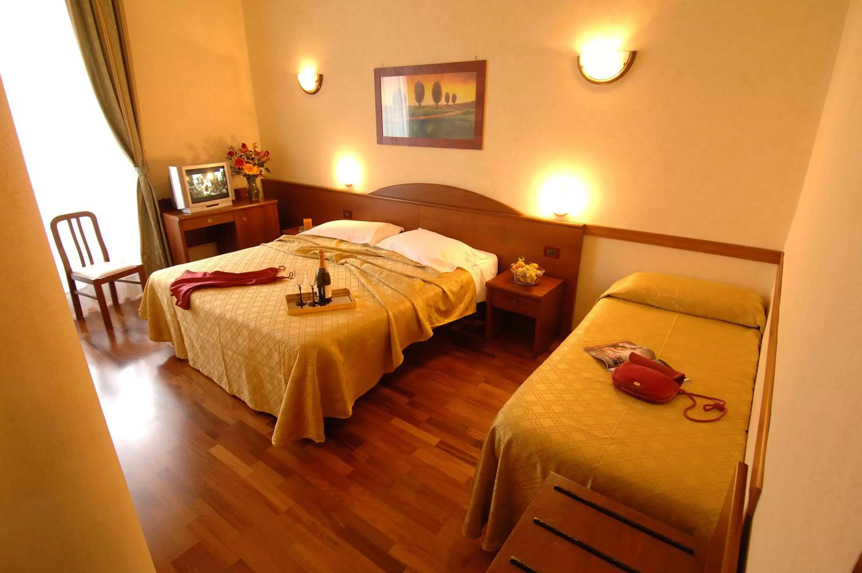 Bedroom, Bed in Hotel Palazzo Vecchio