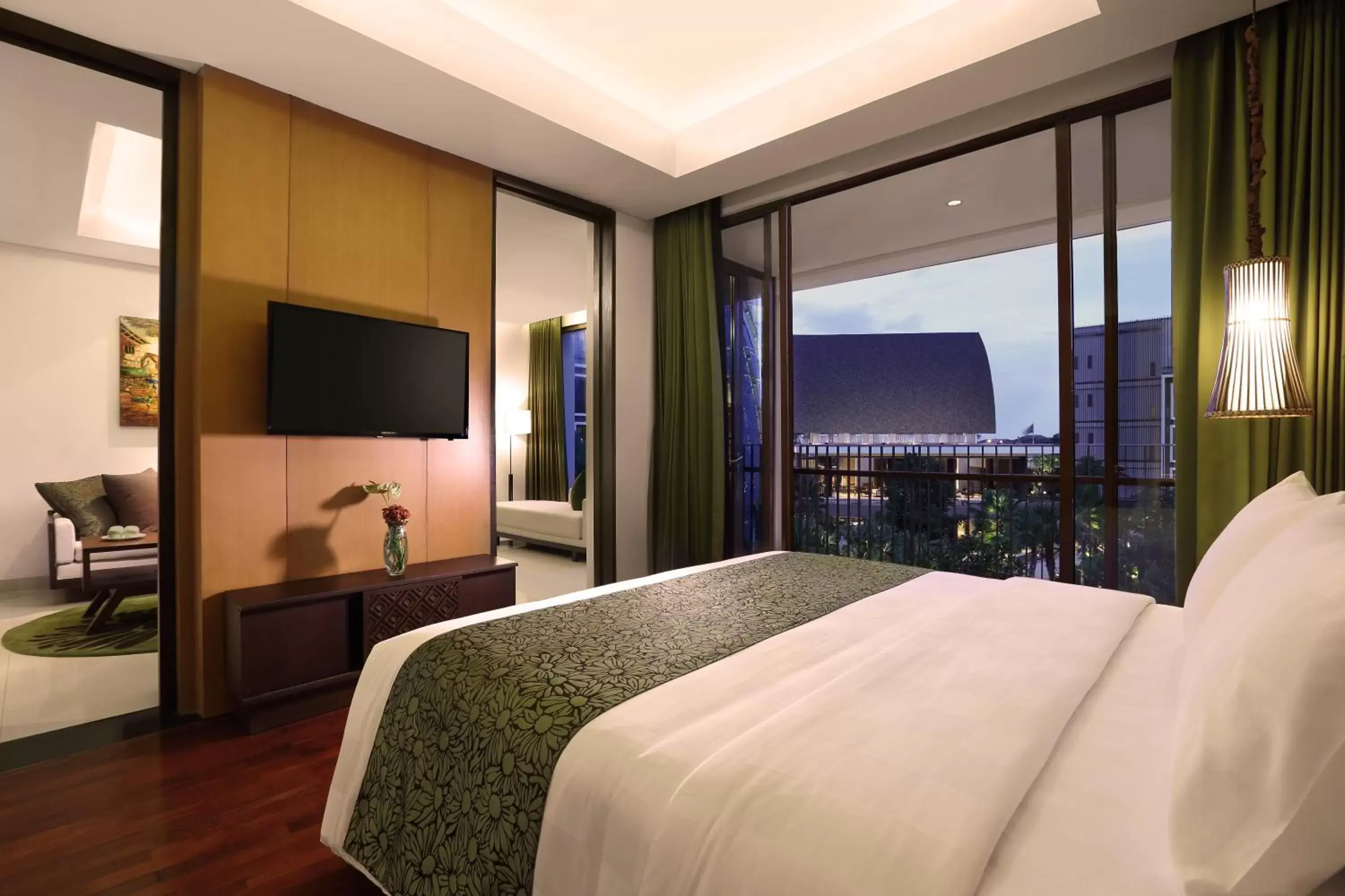 Bed in Golden Tulip Jineng Resort Bali