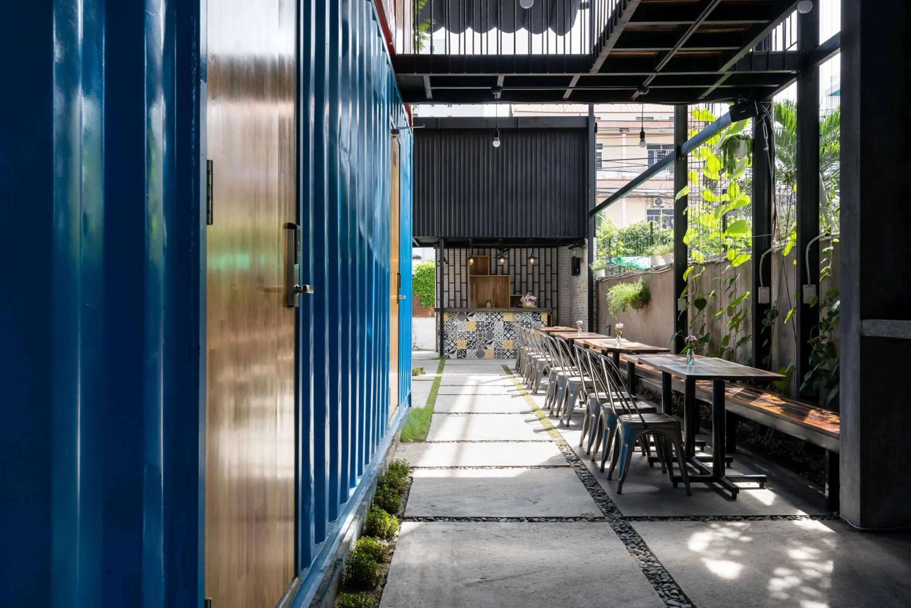 Garden in Ccasa Hostel