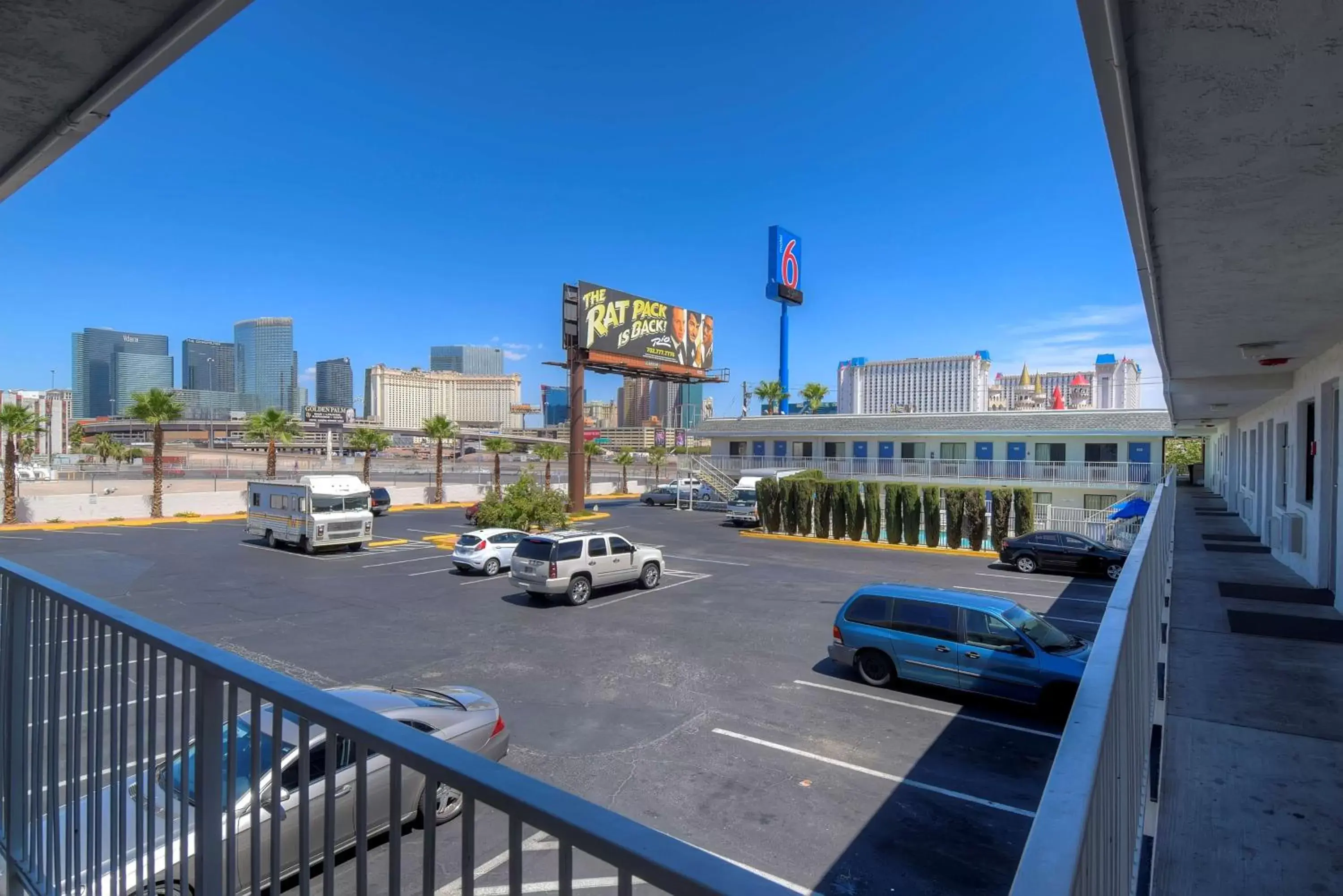 Property building, Balcony/Terrace in Motel 6-Las Vegas, NV - I-15 Stadium