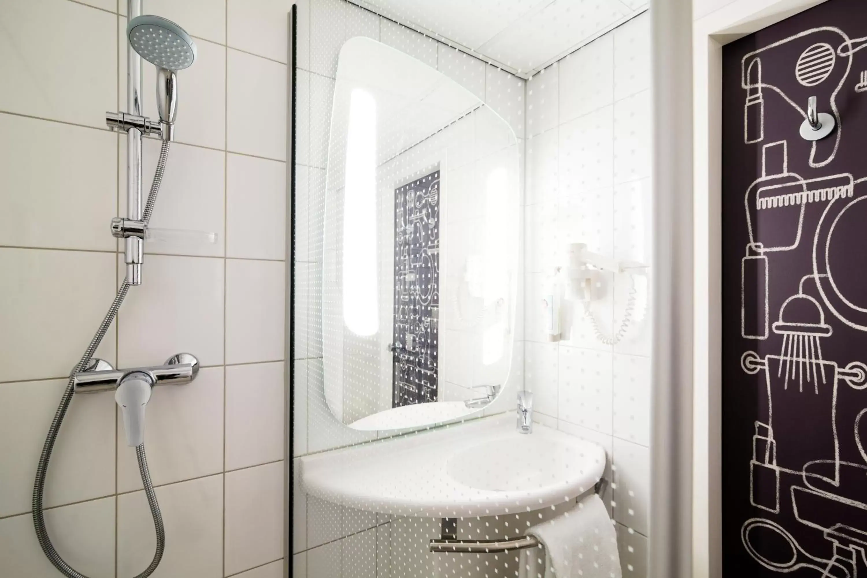 Shower, Bathroom in Ibis Schiphol Amsterdam Airport