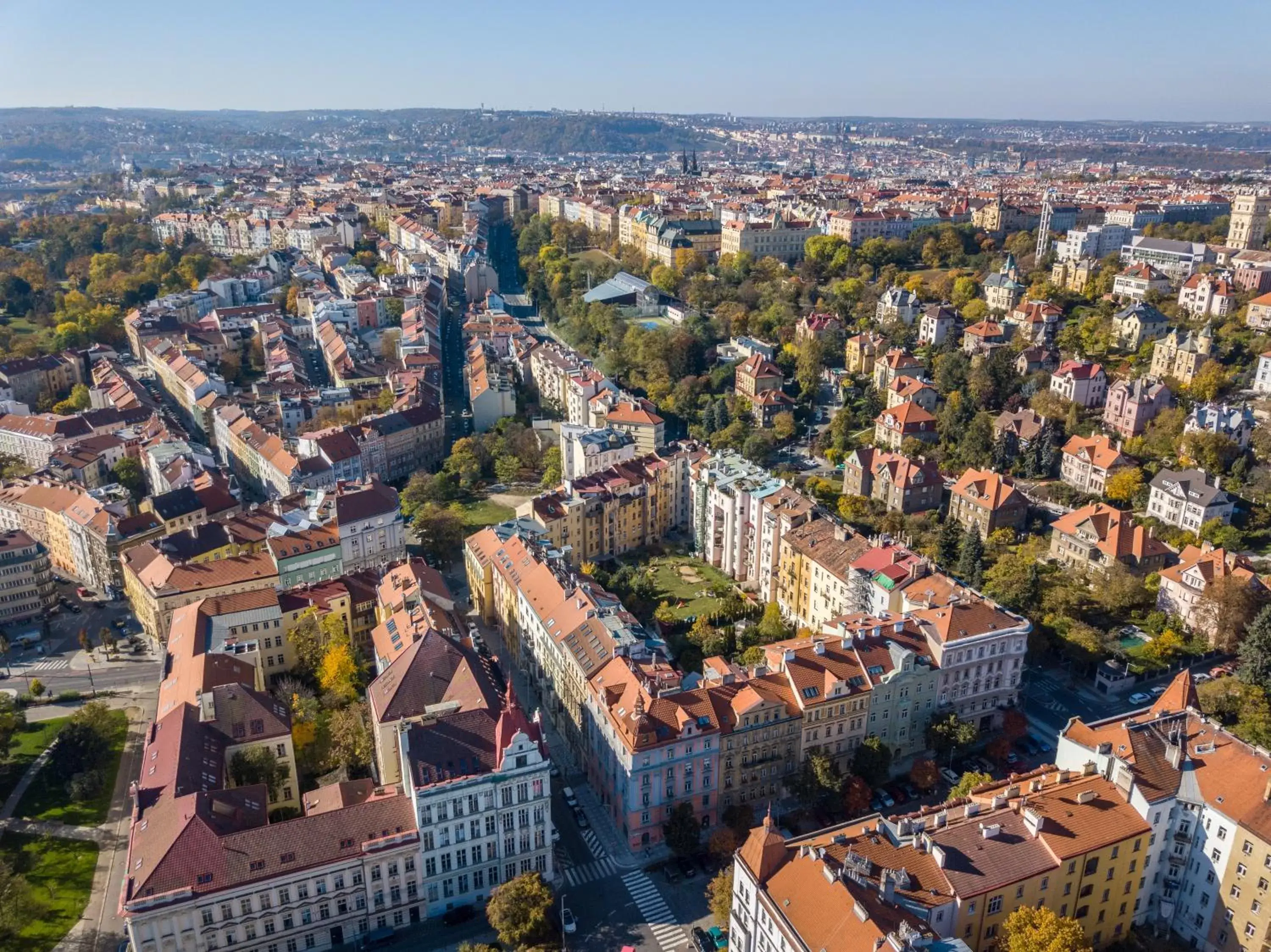 Neighbourhood, Bird's-eye View in Downtown Suites Kodanska