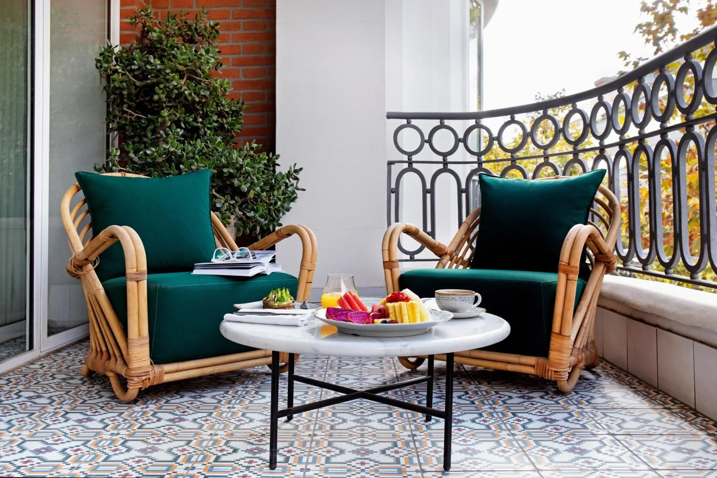 Balcony/Terrace in BLESS Hotel Madrid - The Leading Hotels of the World