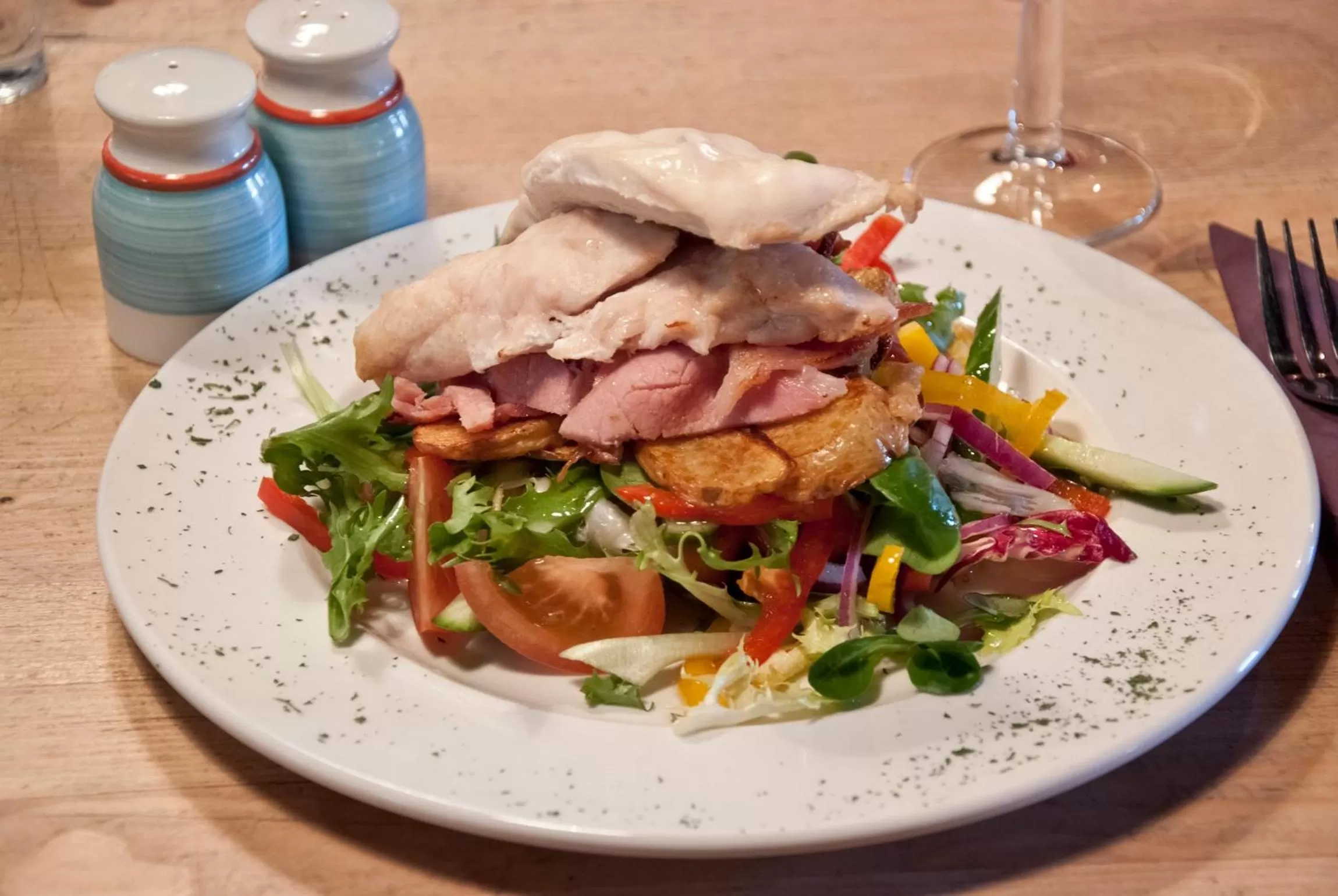 Food close-up, Food in Tricky's Hotel