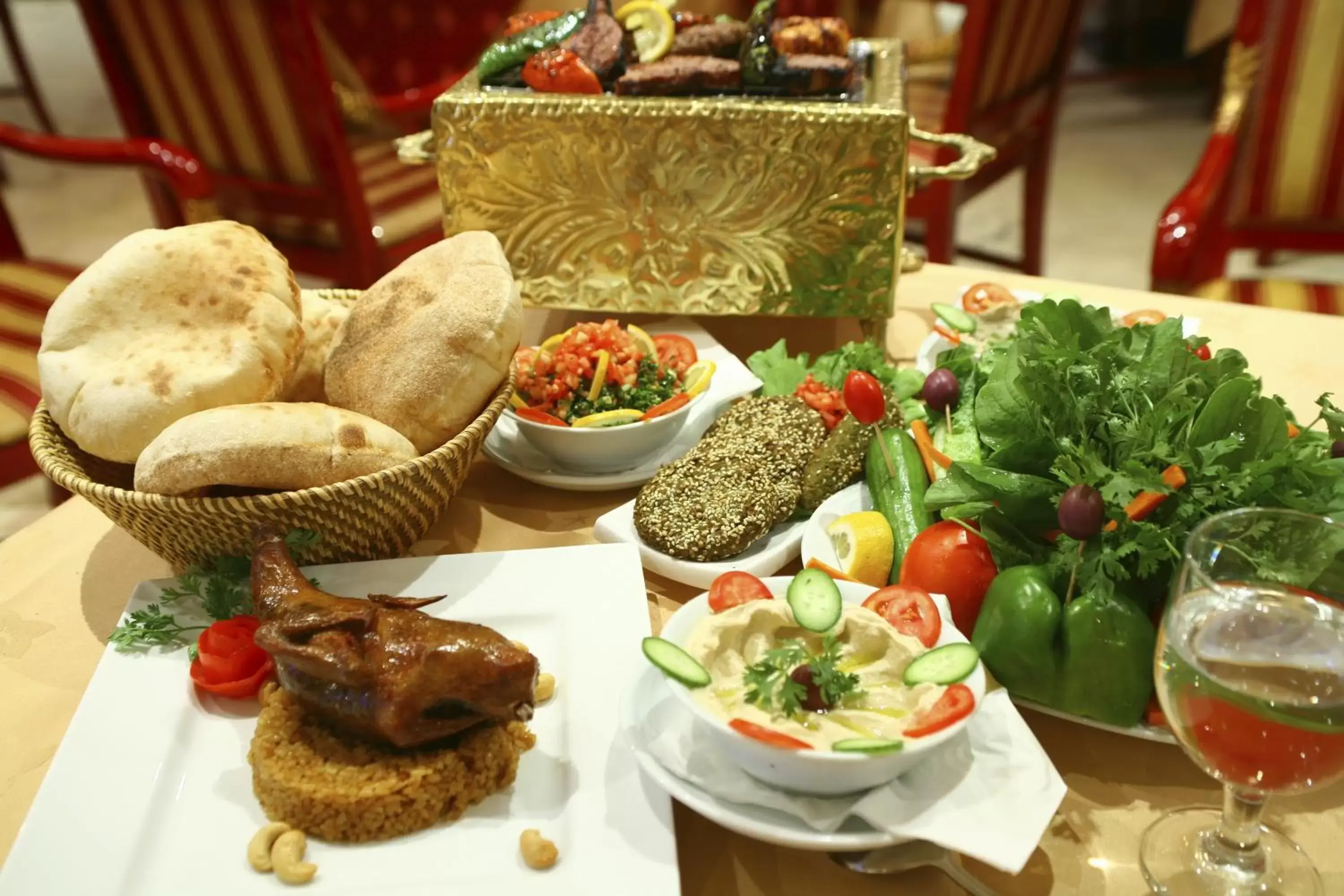 Food in Oaks Liwa Executive Suites