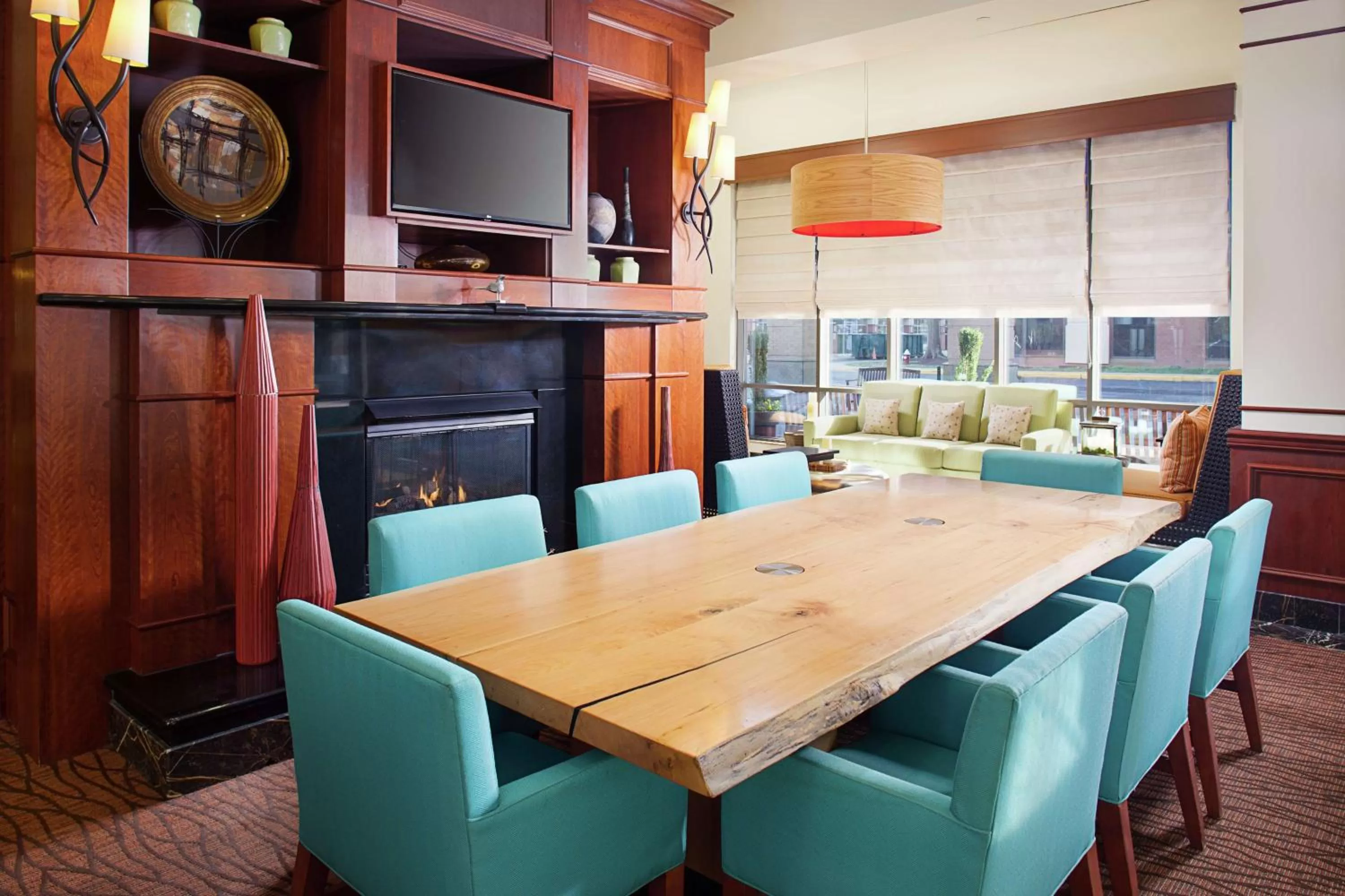 Lobby or reception in Hilton Garden Inn Virginia Beach Town Center