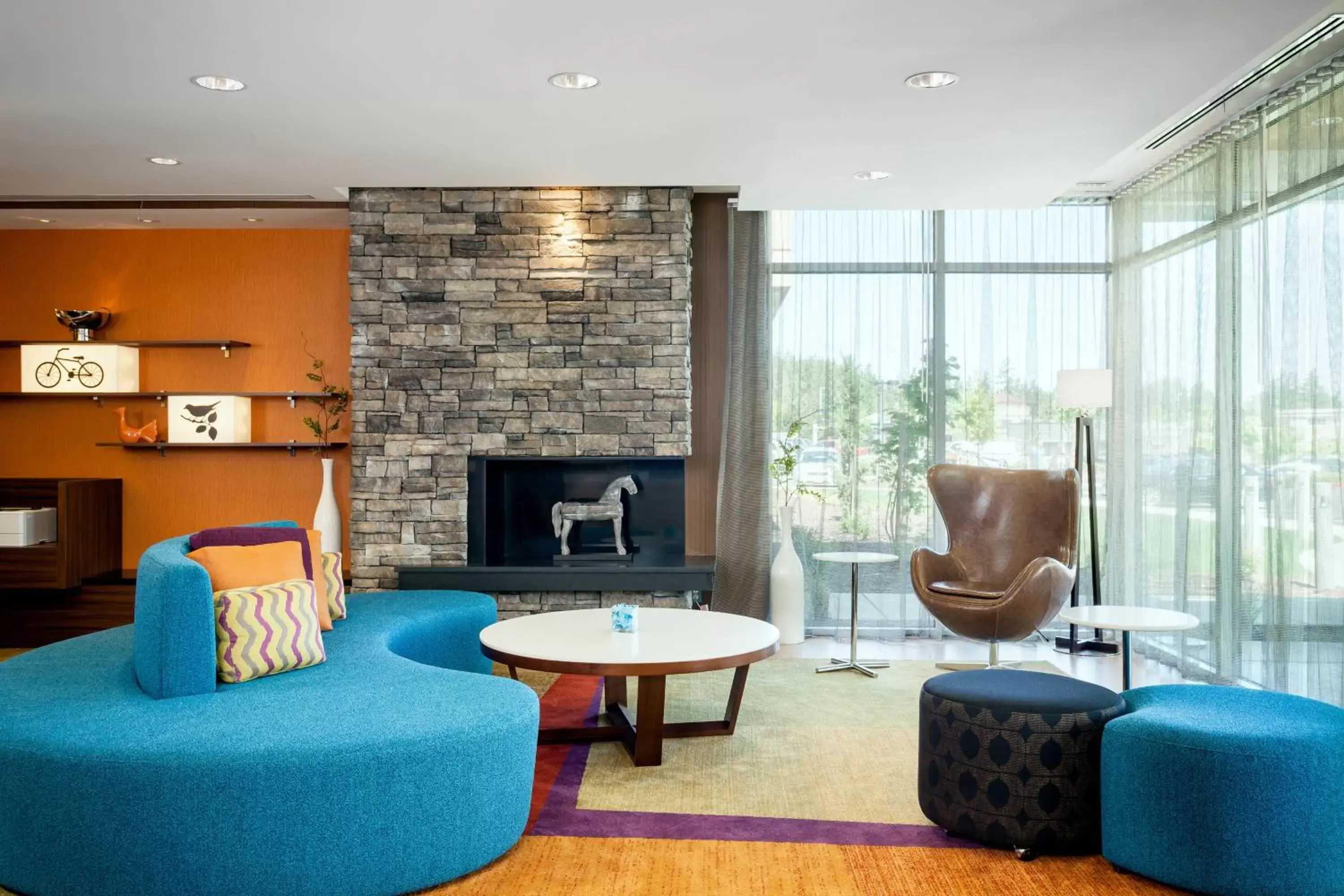 Lobby or reception, Seating Area in Fairfield Inn & Suites by Marriott Tacoma DuPont