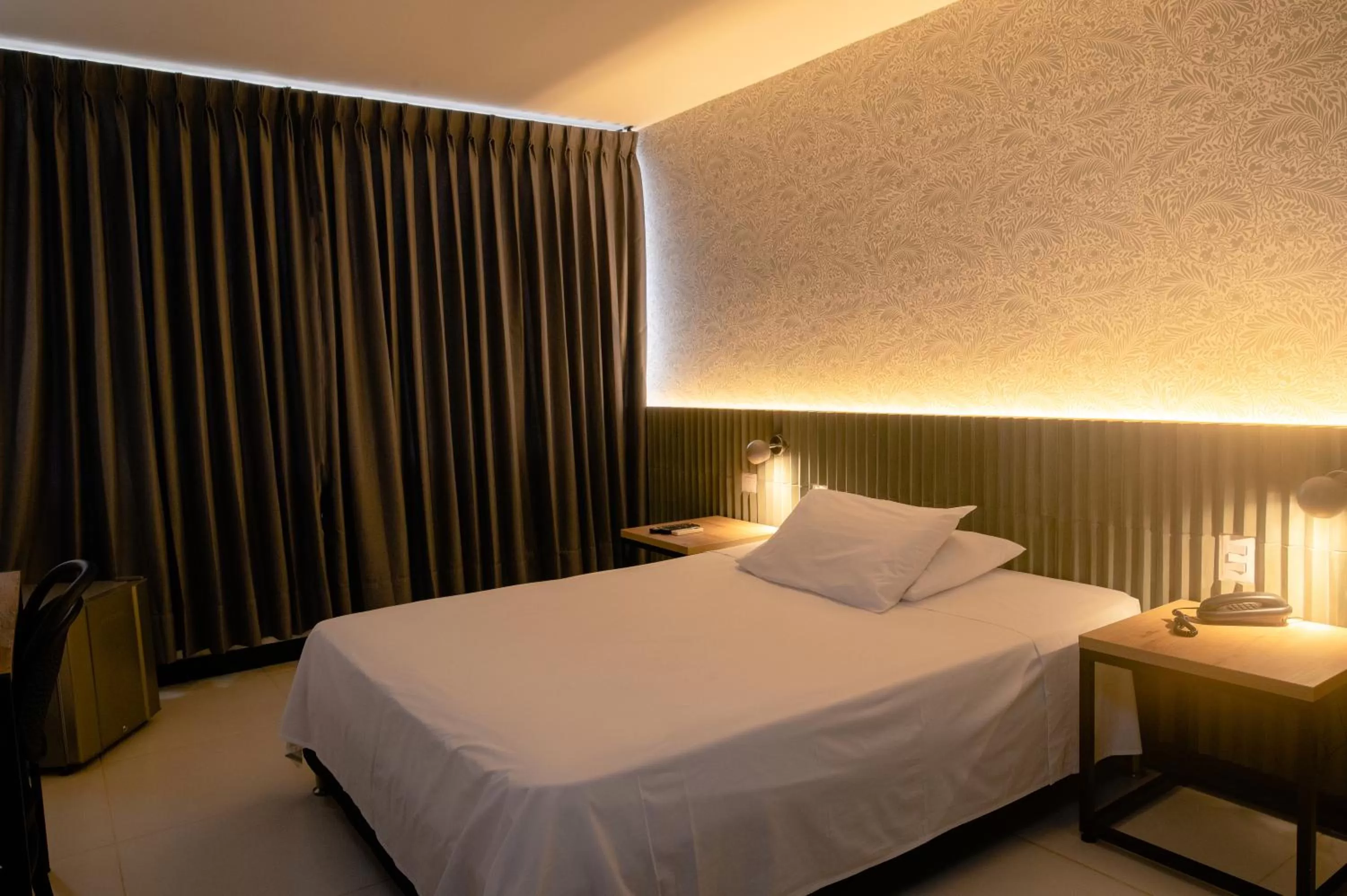 Bed in Hotel Principe