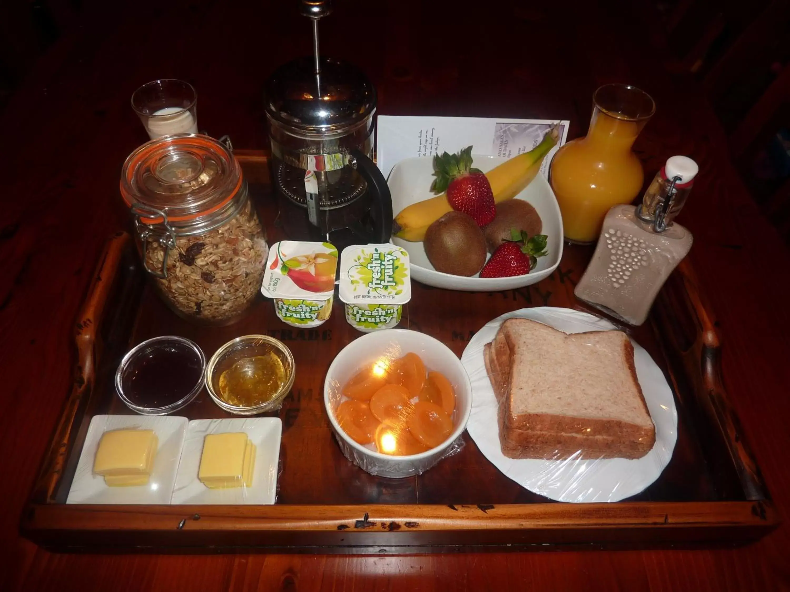 Food close-up in Grafton Cottage & Chalets Food close-up in Grafton Cottage & Chalets