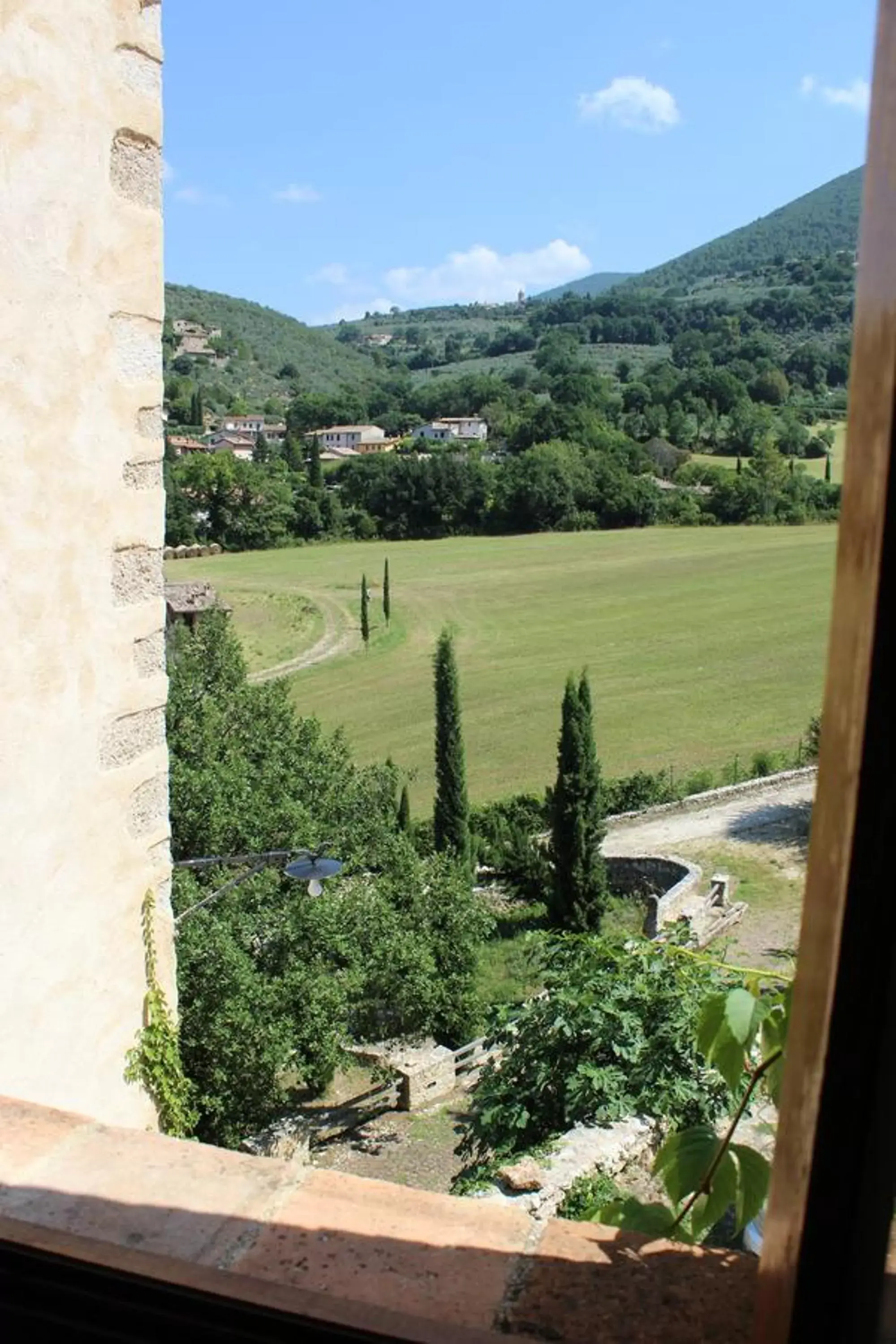 Garden view in Castello Girasole