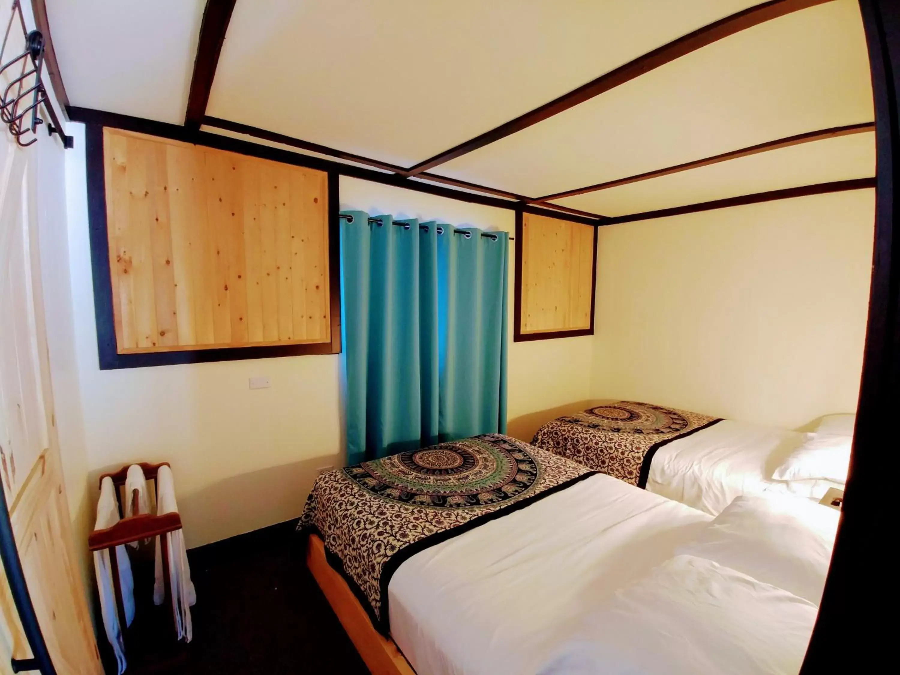 Bed in Dwight Riverside Inn