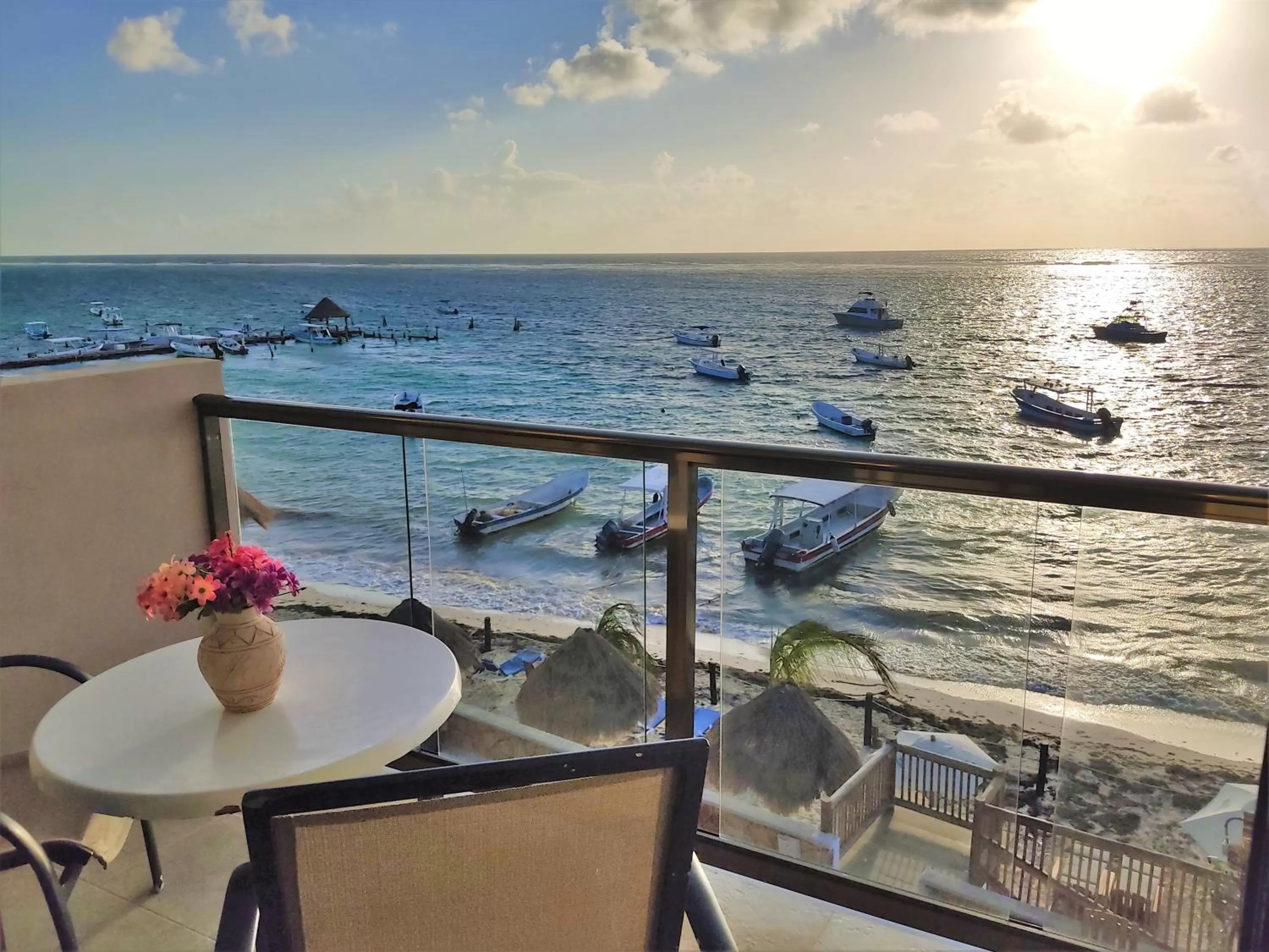 Sea view in Hacienda Morelos Beachfront Hotel