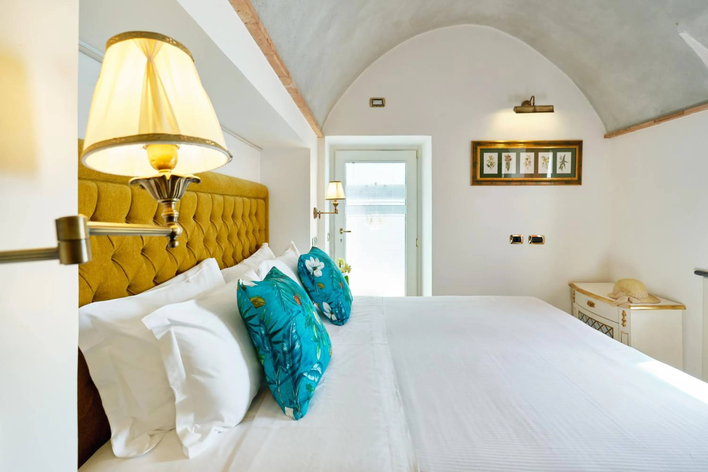 Bedroom, Bed in Hotel Botanico San Lazzaro