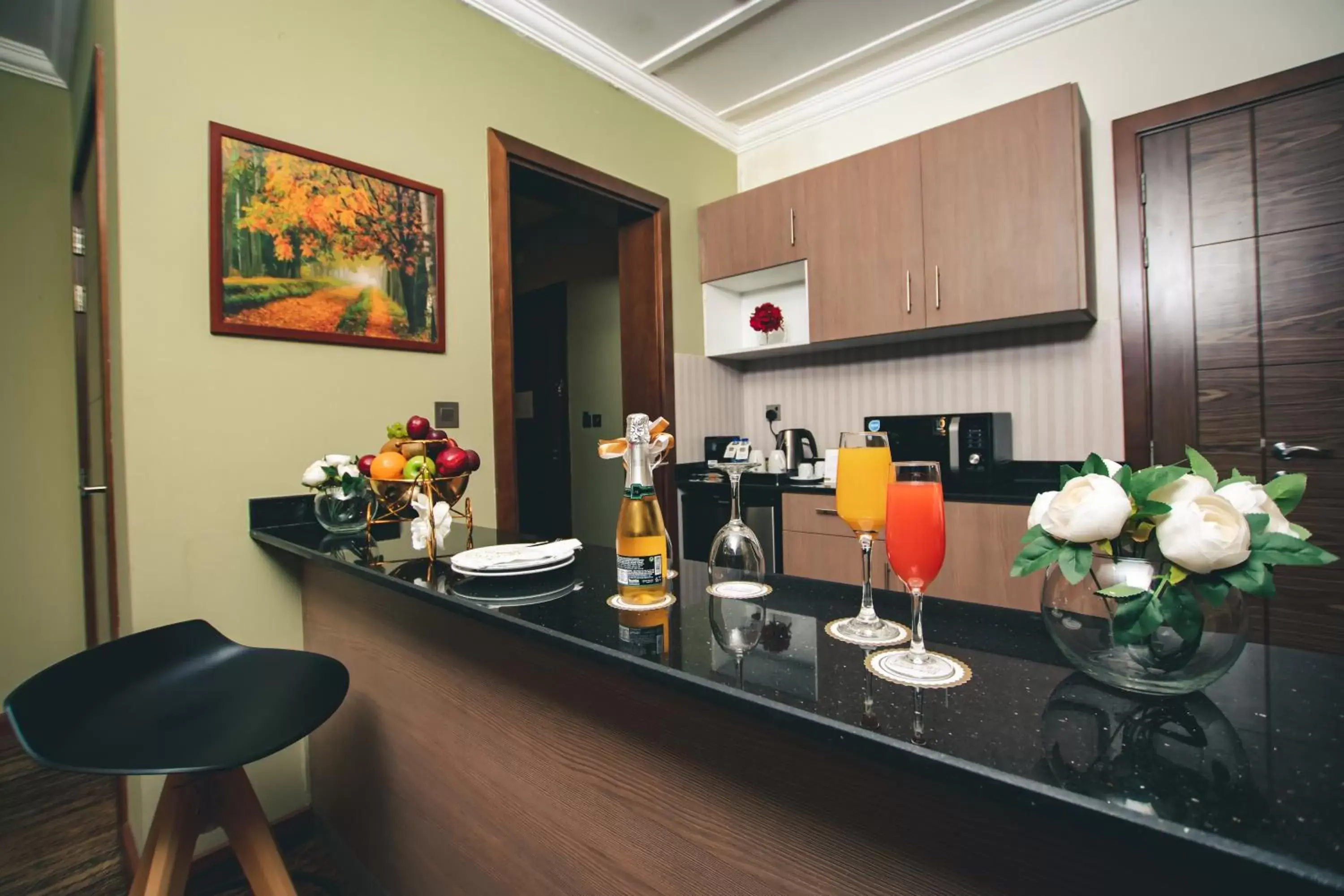 Kitchen or kitchenette, Kitchen/Kitchenette in Iridium 70 Hotel