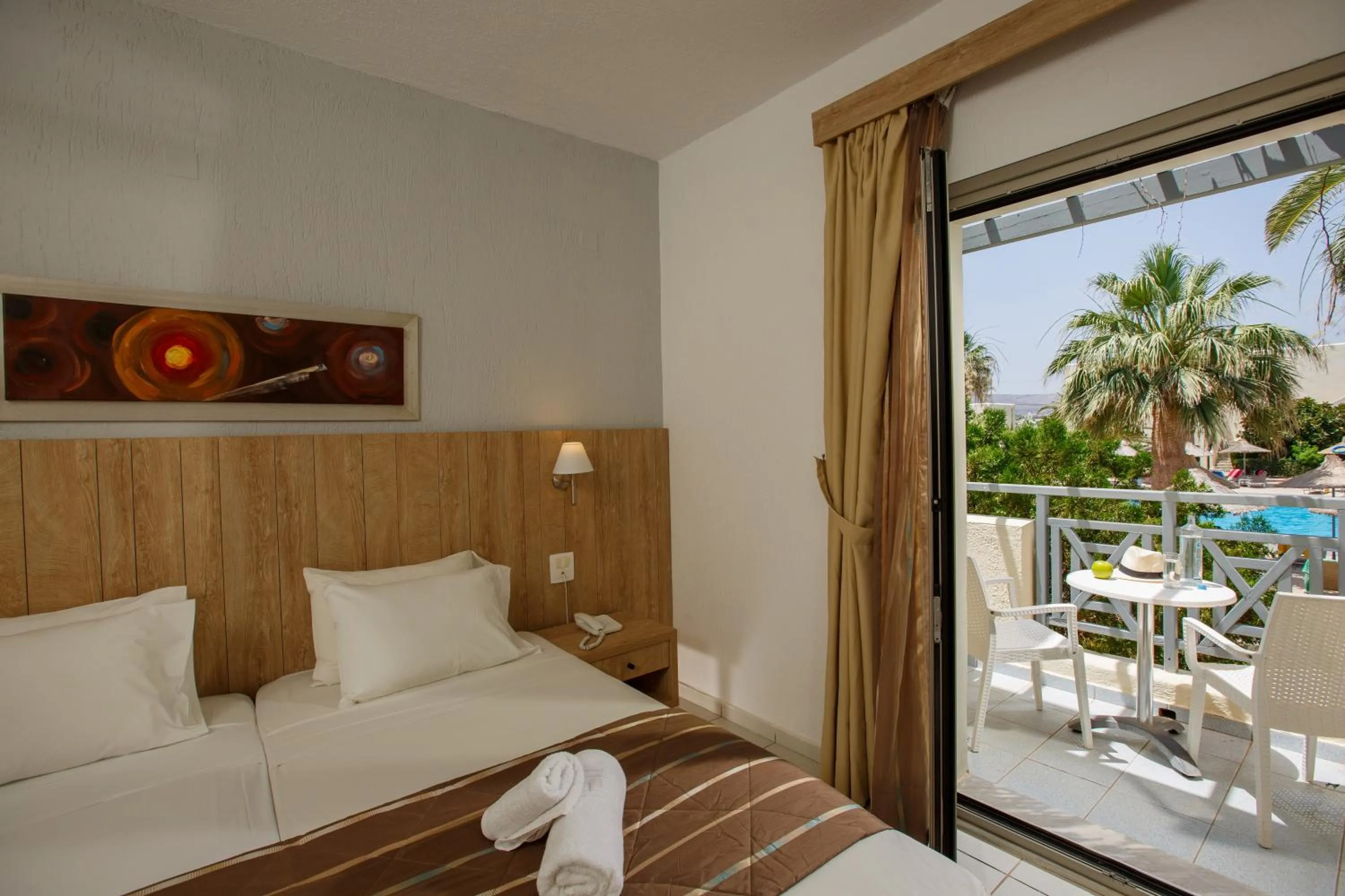 Bed in Europa Beach Hotel