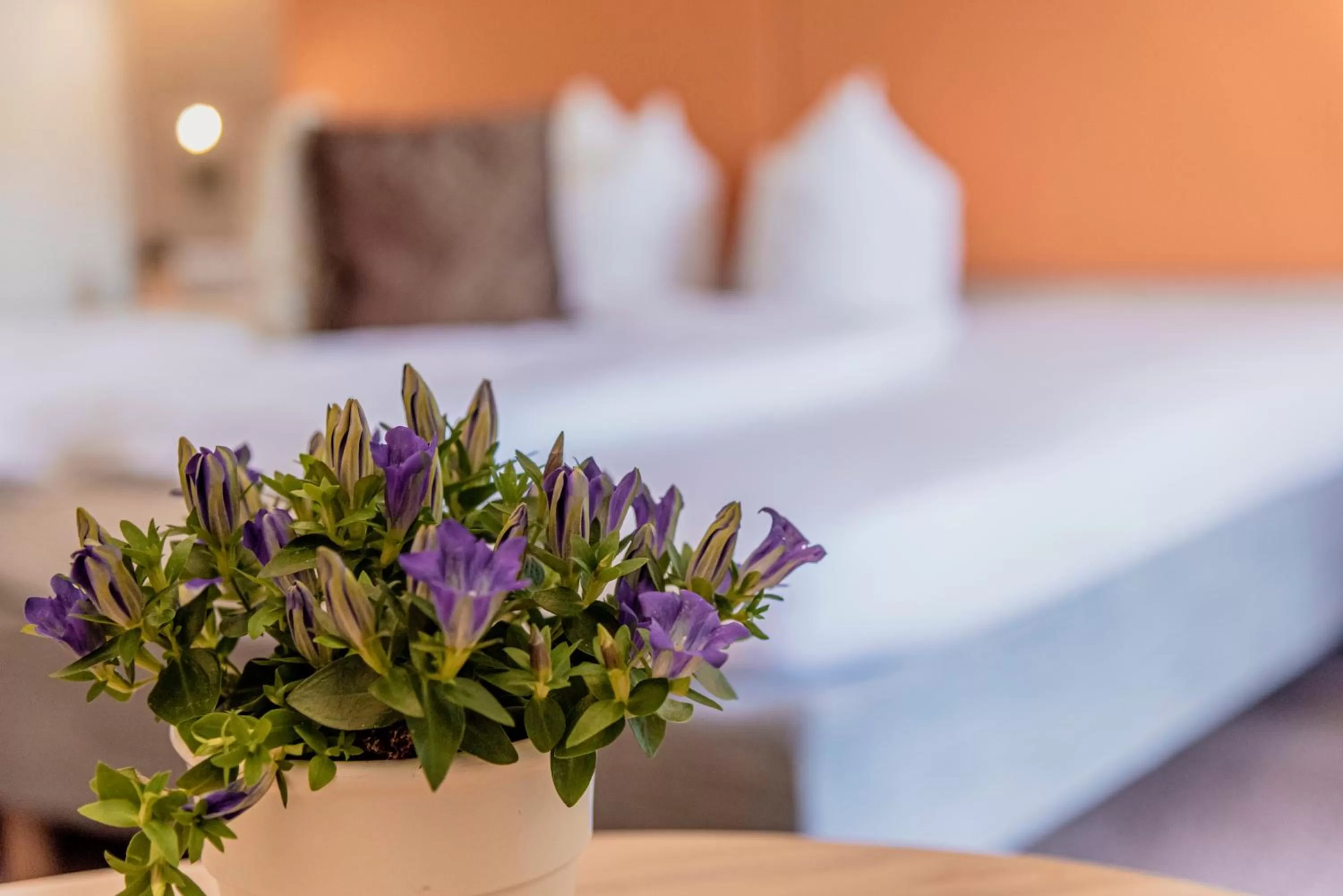 Photo of the whole room, Bed in Wohlfühlhotel Goiserer Mühle