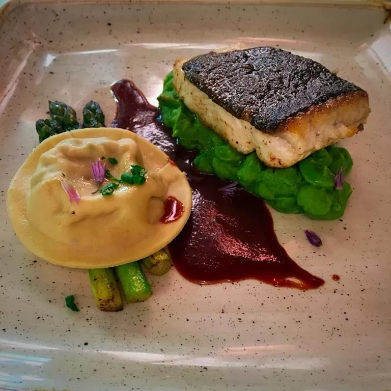 Food close-up in The Bath Arms Hotel