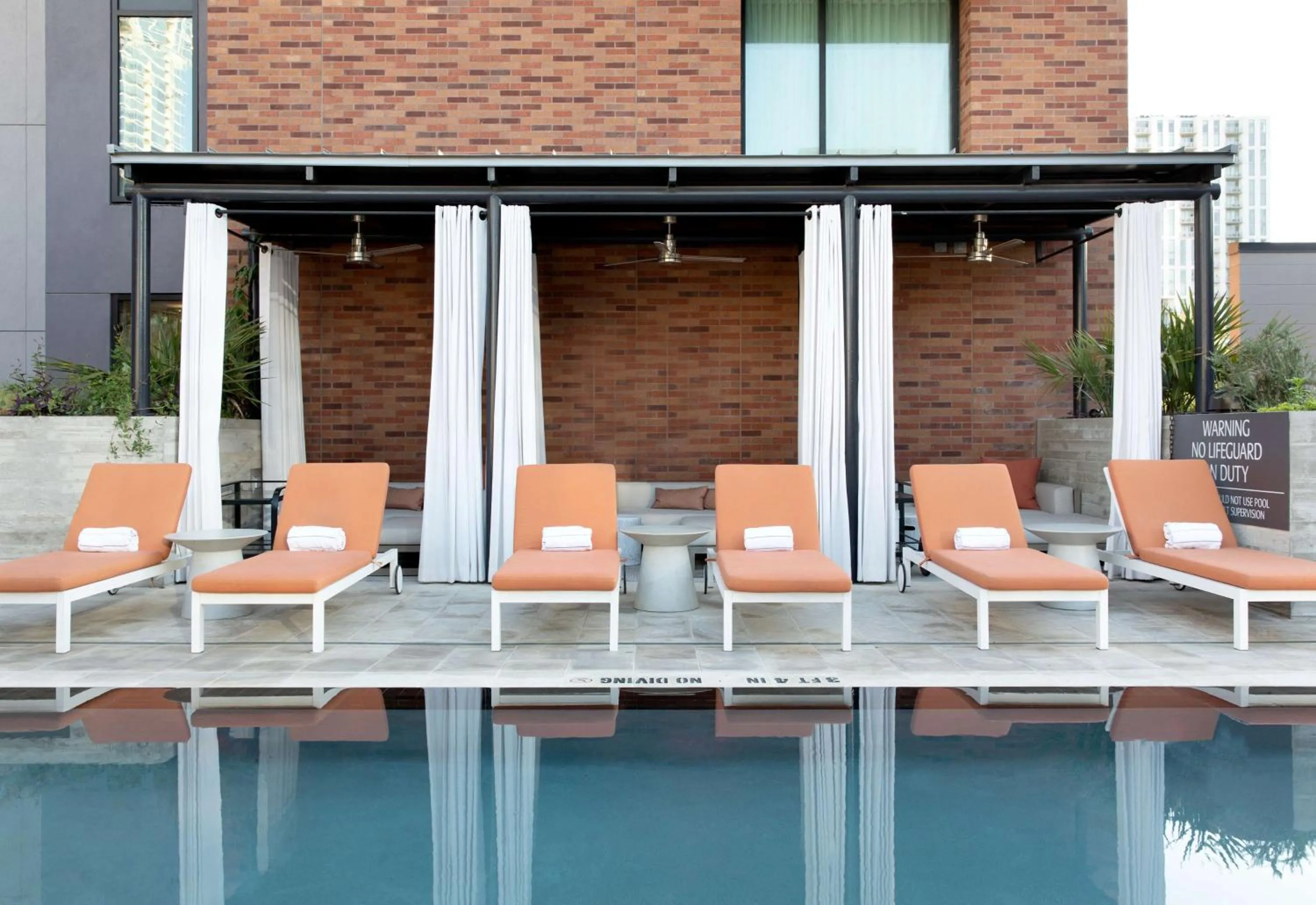 Pool view in Canopy By Hilton Austin Downtown