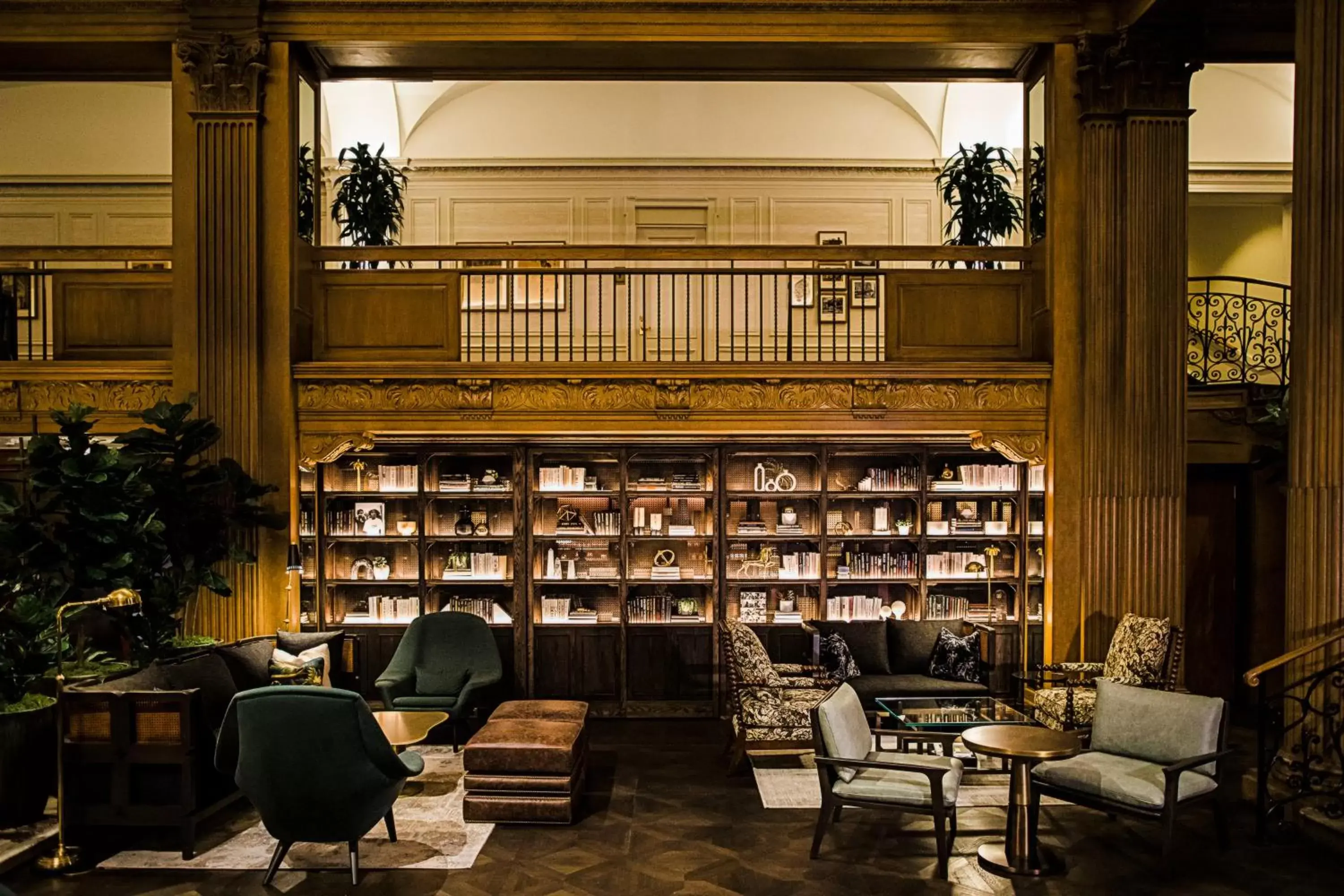 Lobby or reception in Fairmont Olympic Hotel