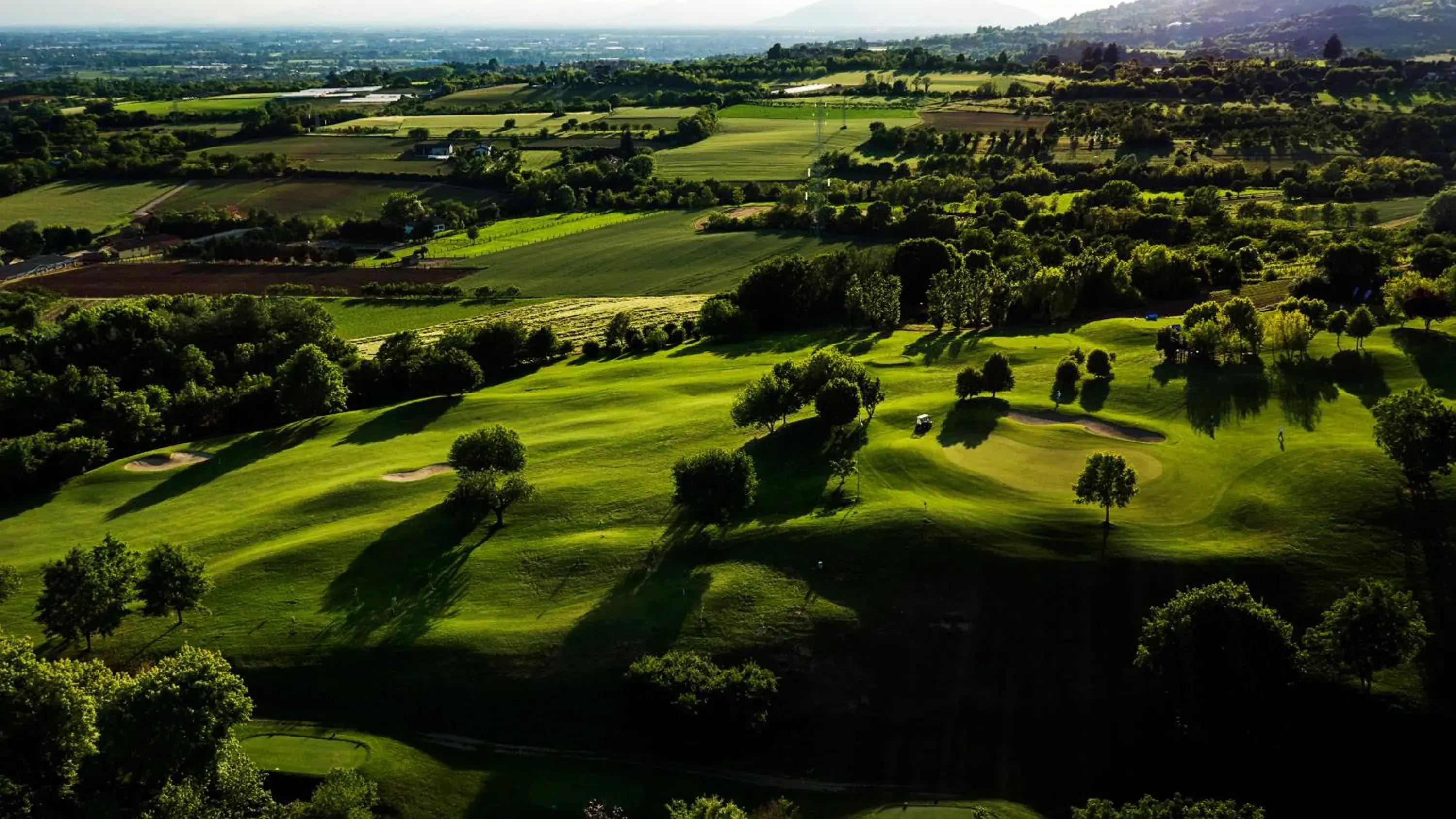 Golfcourse, Bird's-eye View in Hostellerie Du Golf