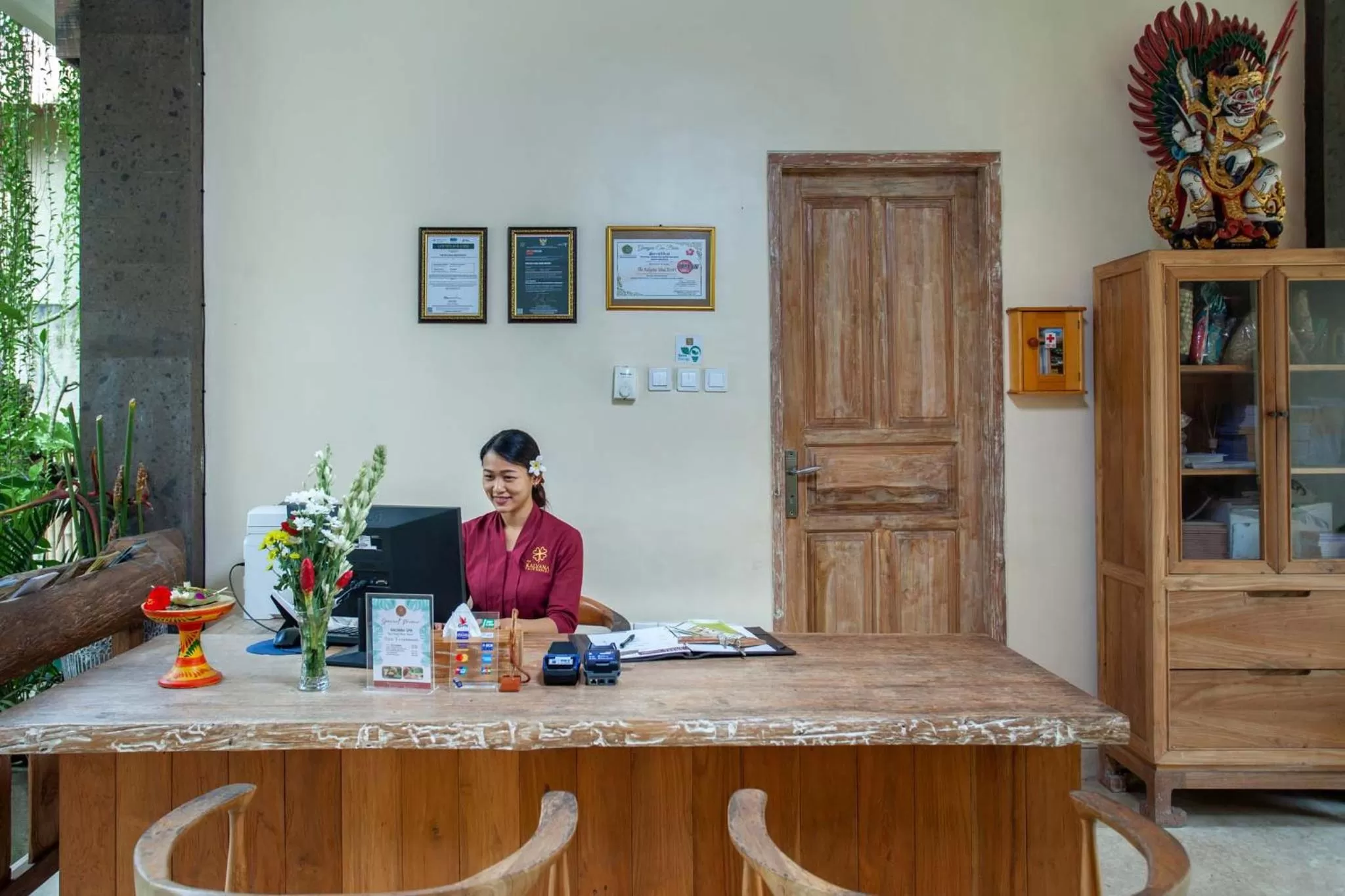 Lobby or reception in The Kalyana Ubud Resort