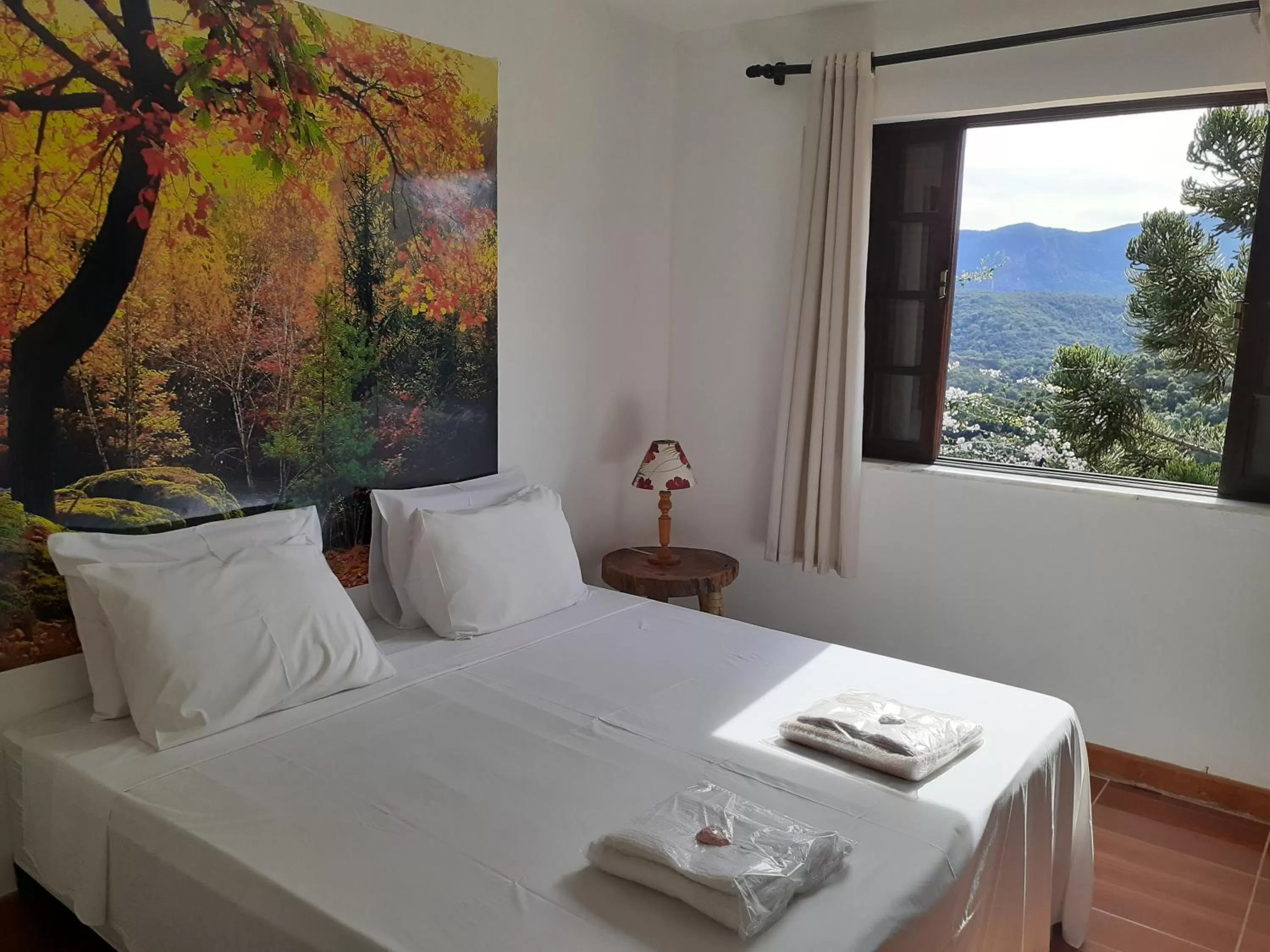 Bed in Pousada R.N.C. Nosso Paraíso