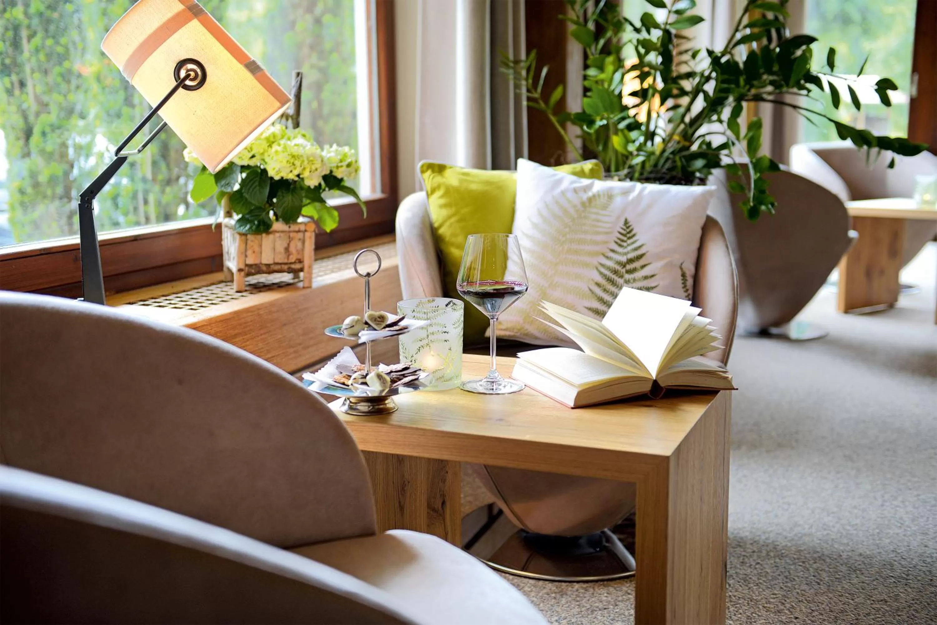 Lobby or reception in Hotel Grüner Wald