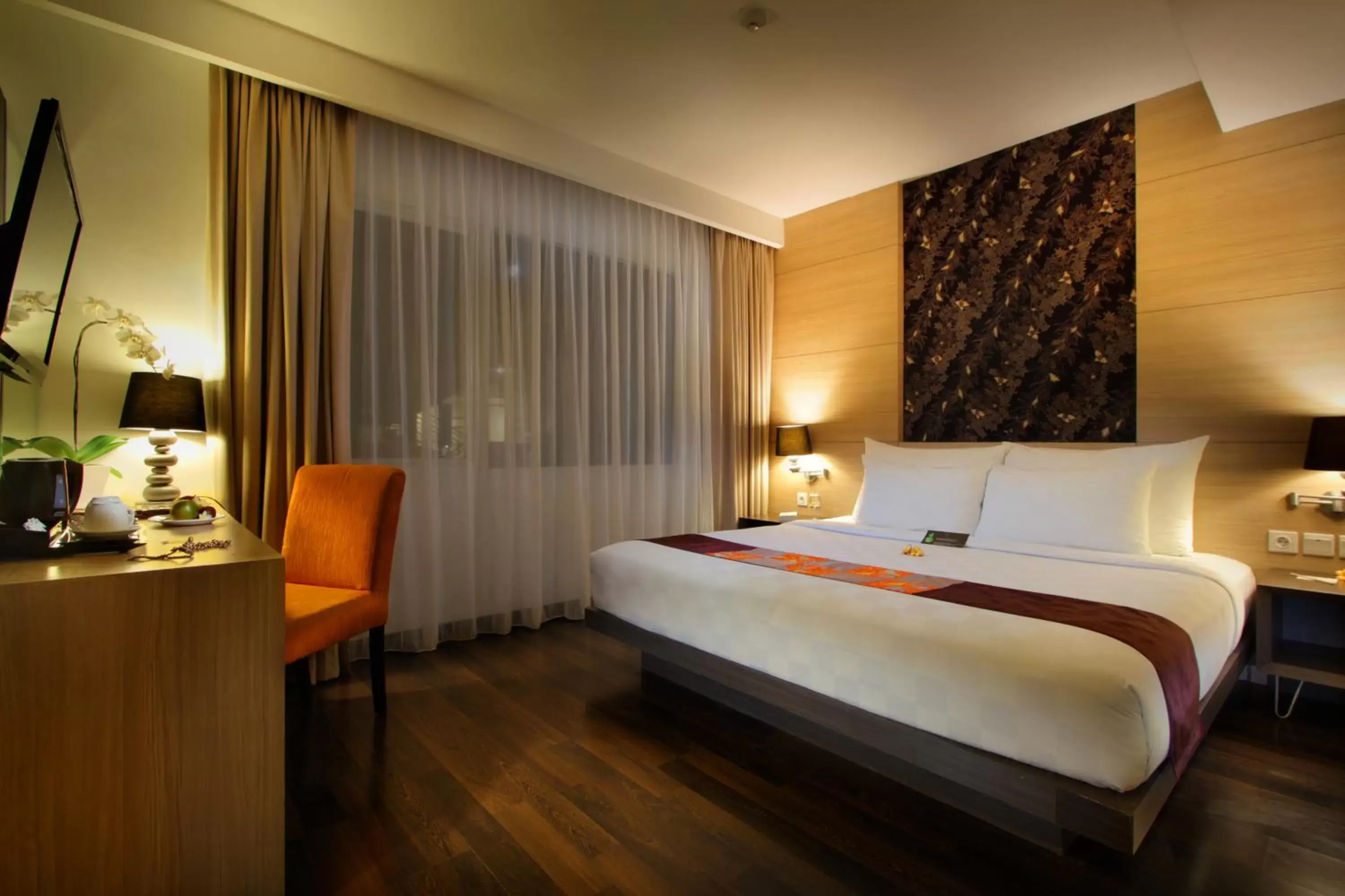 Bed in b Hotel Bali & Spa