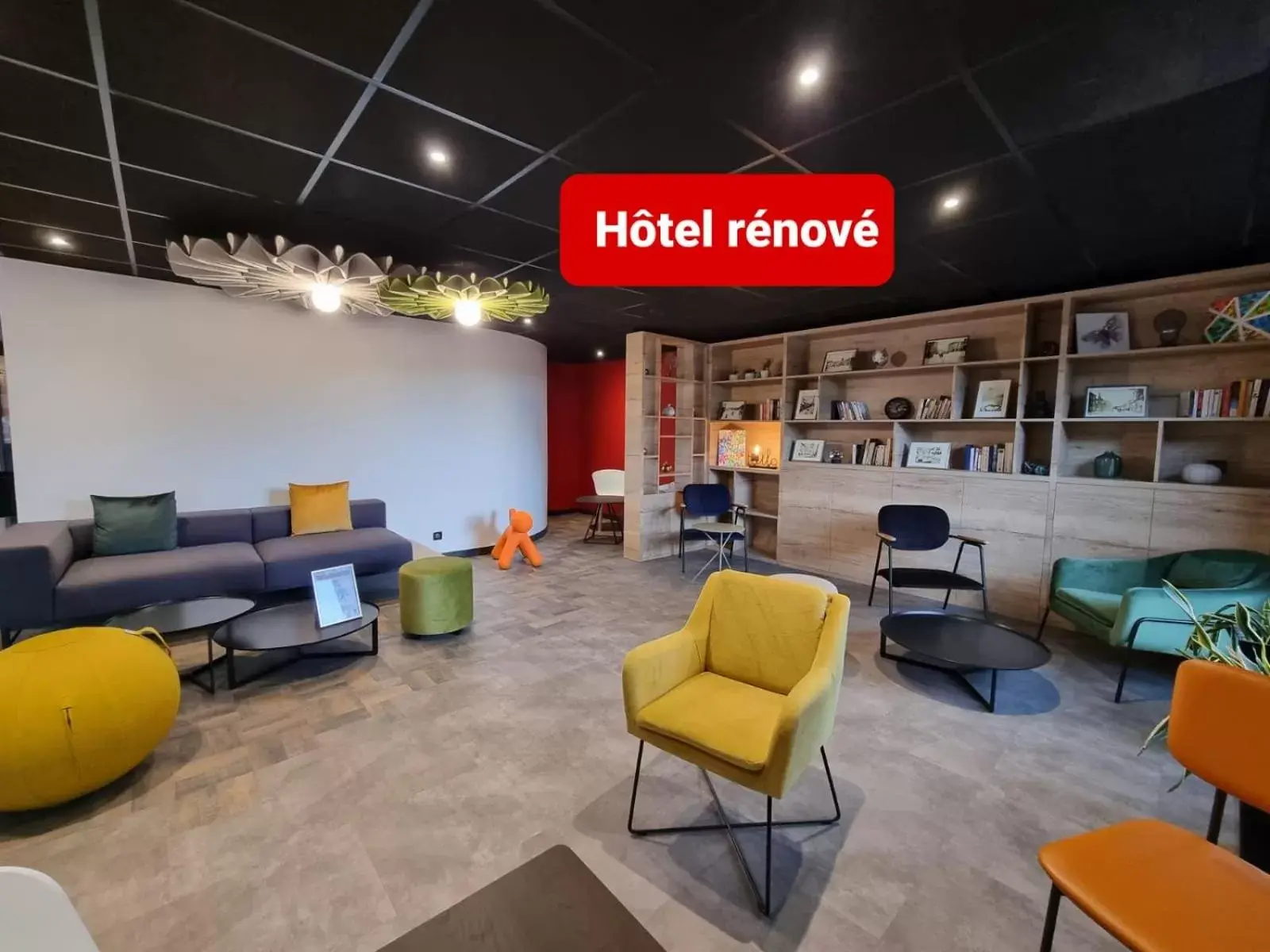 Lounge or bar in ibis Pontarlier