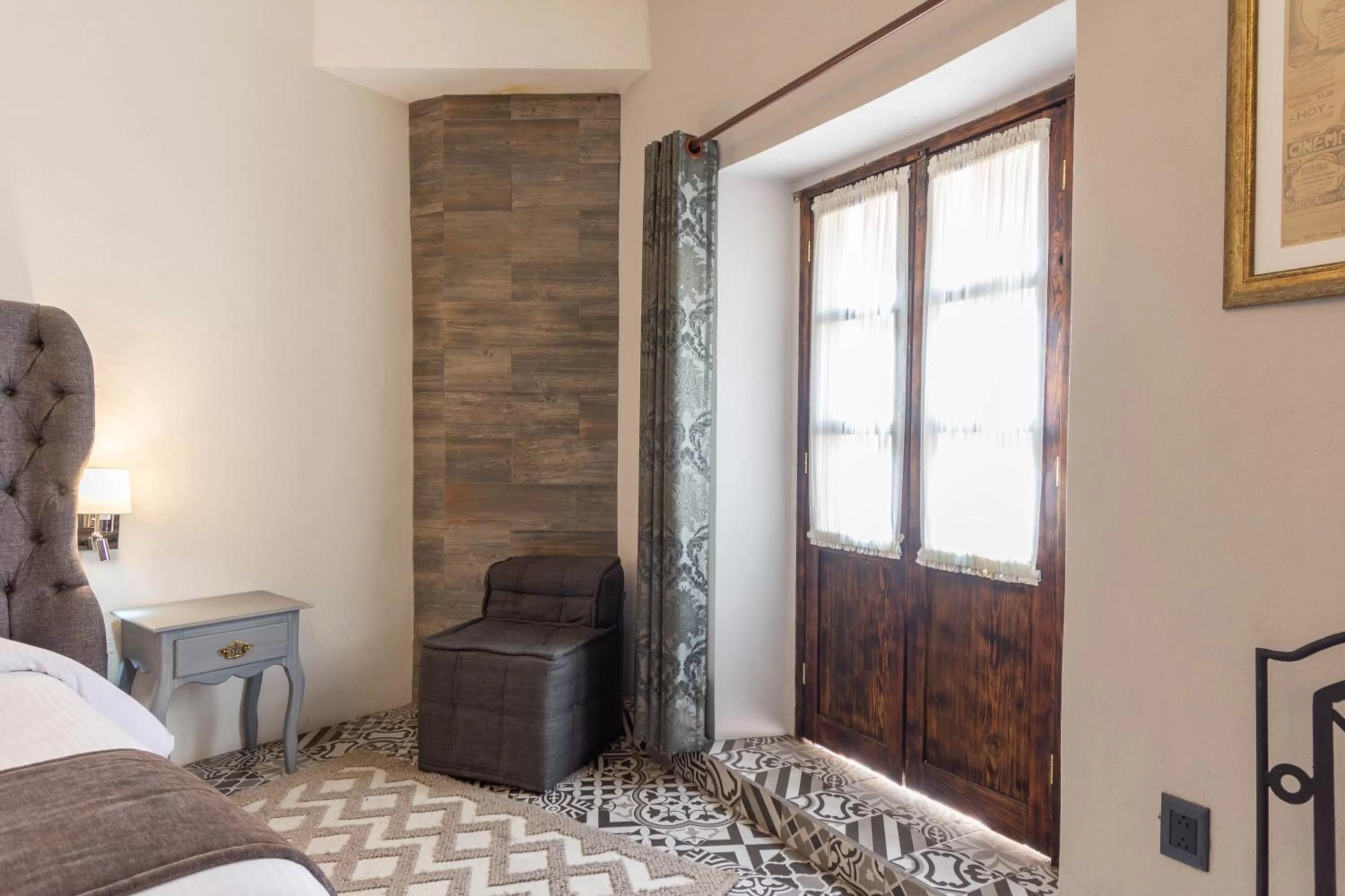 Decorative detail in Hotel Casa Sangre de Cristo