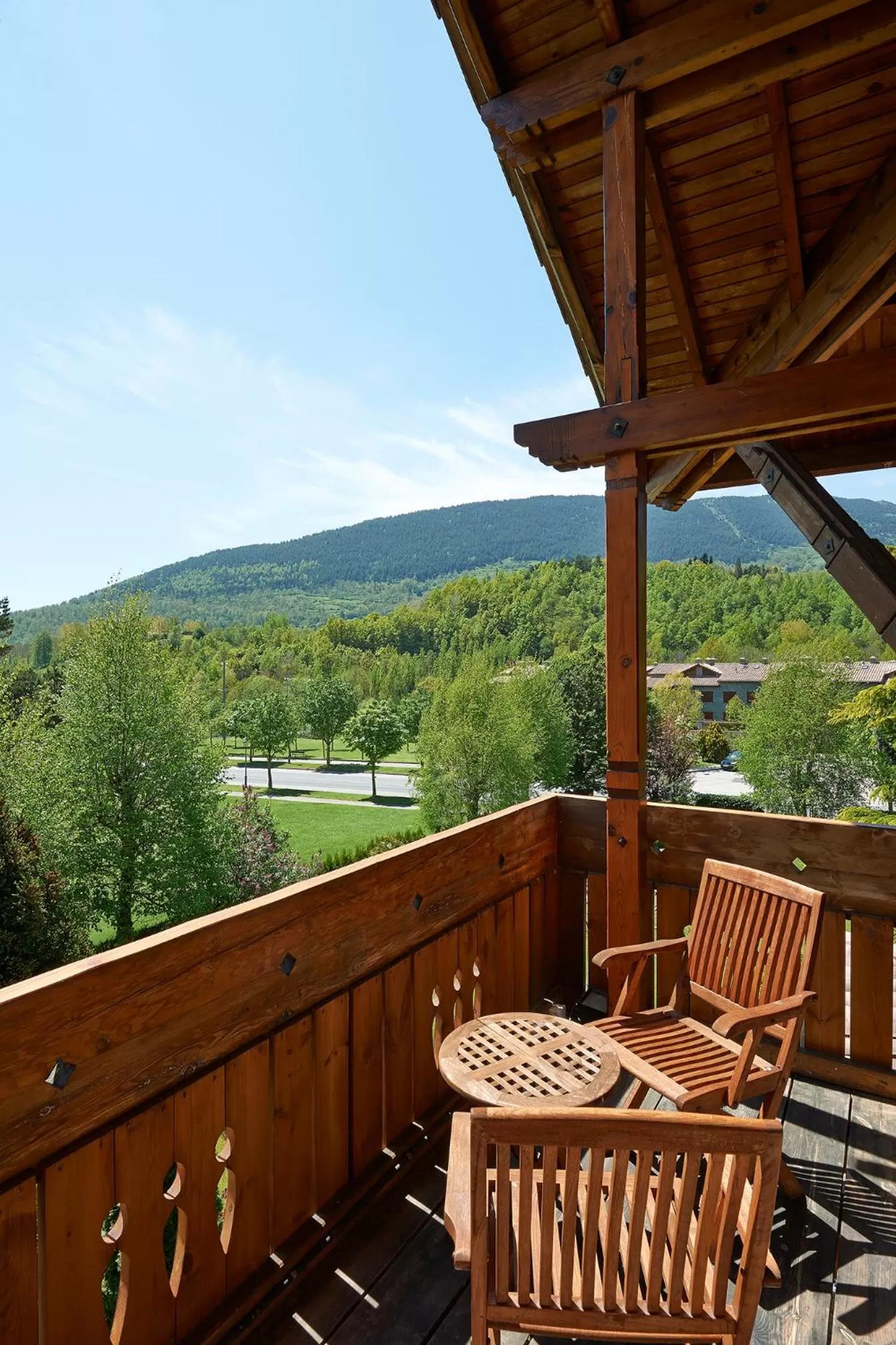 Balcony/Terrace in Hotel Grèvol Spa