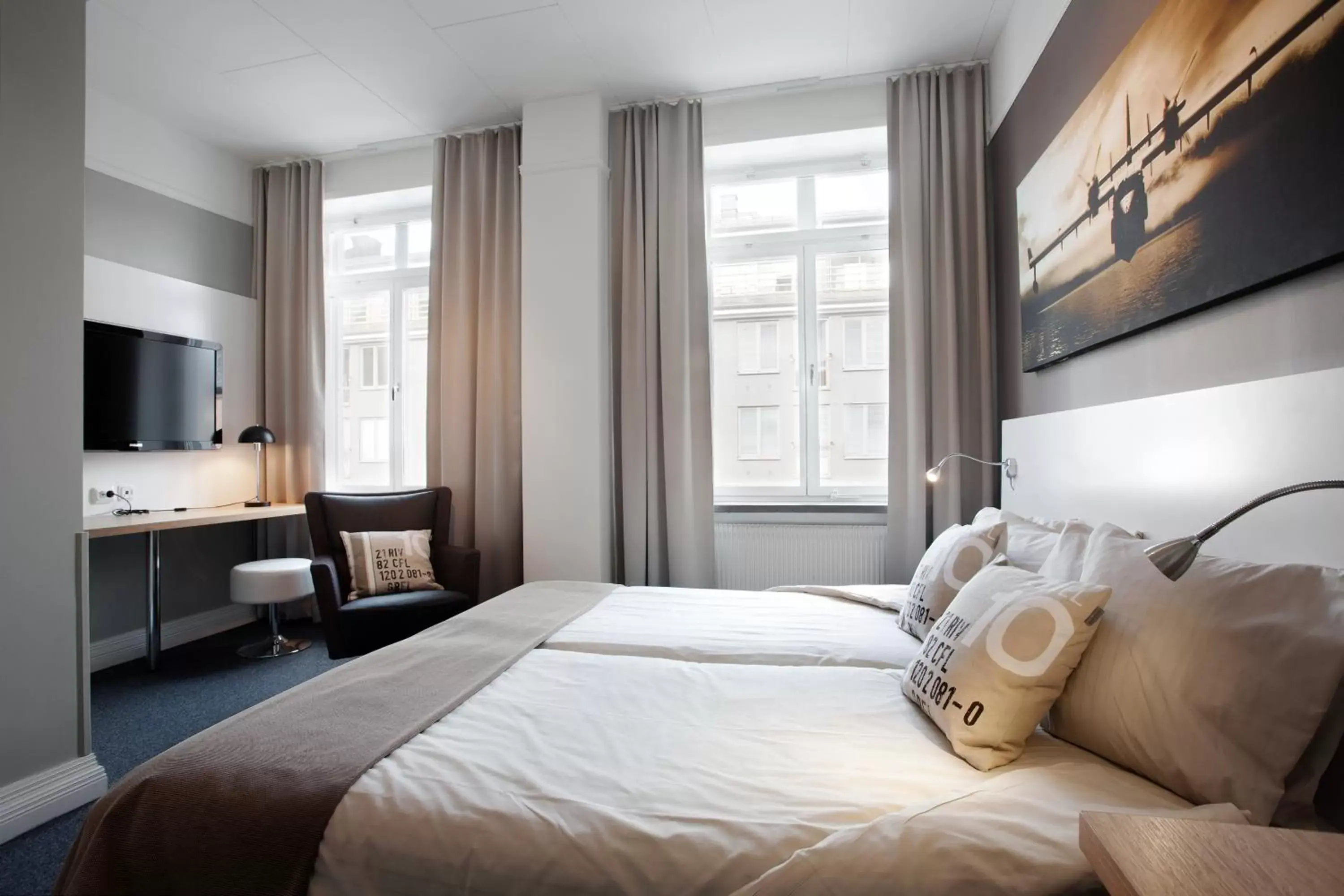 Photo of the whole room, Bed in First Hotel Örebro