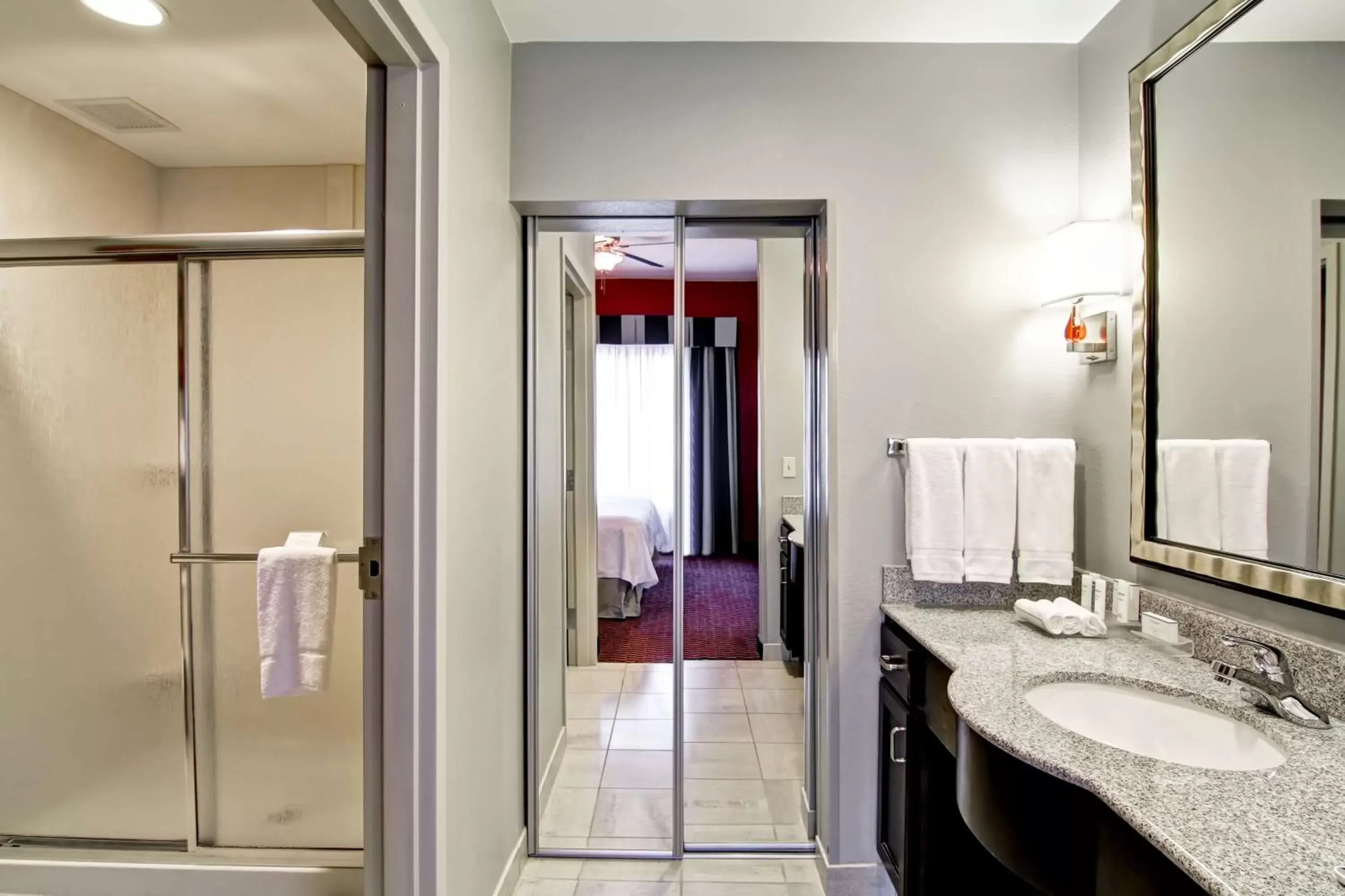 Bathroom in Homewood Suites by Hilton Leesburg