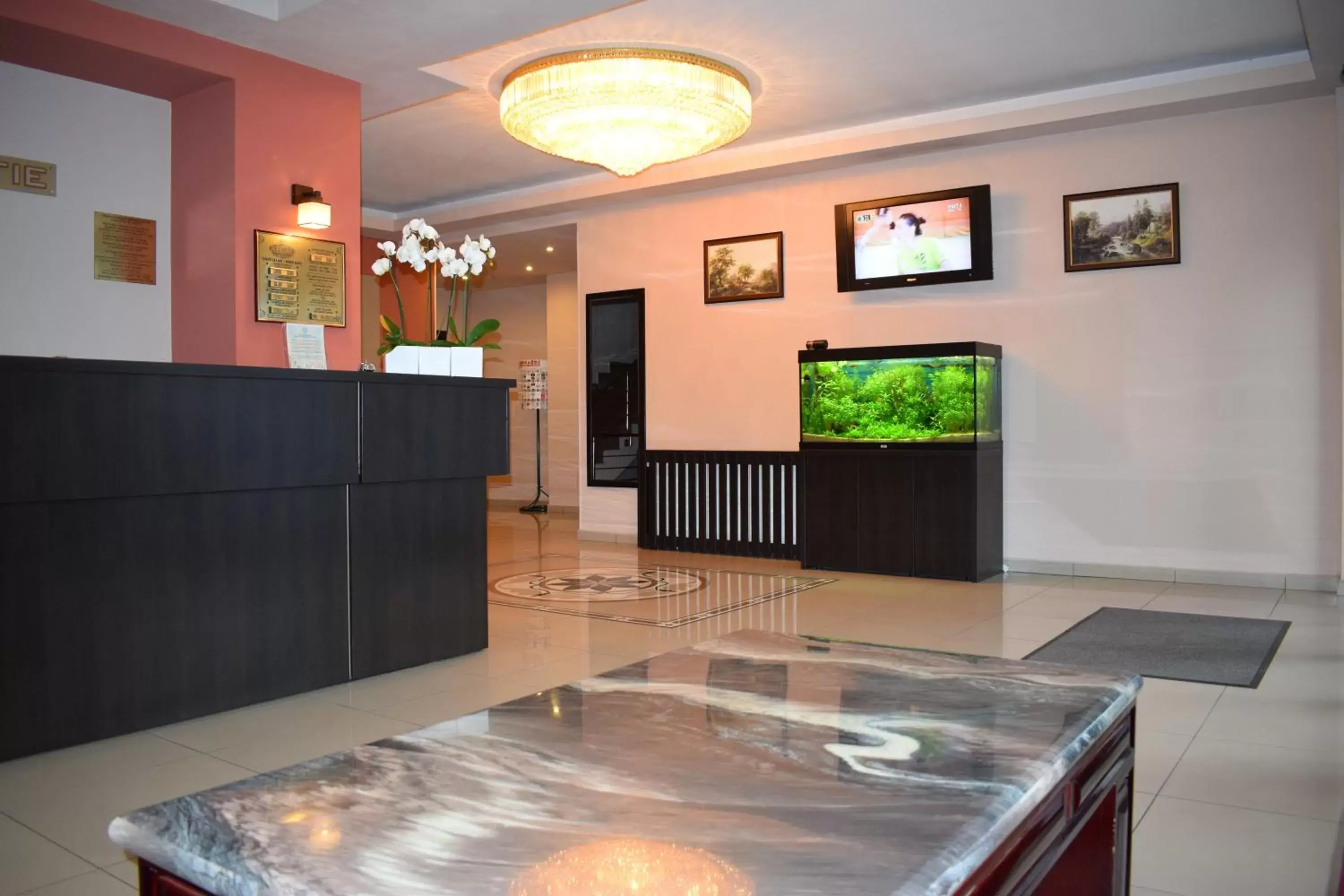 Lobby or reception in Hotel Regal Lobby or reception in Hotel Regal