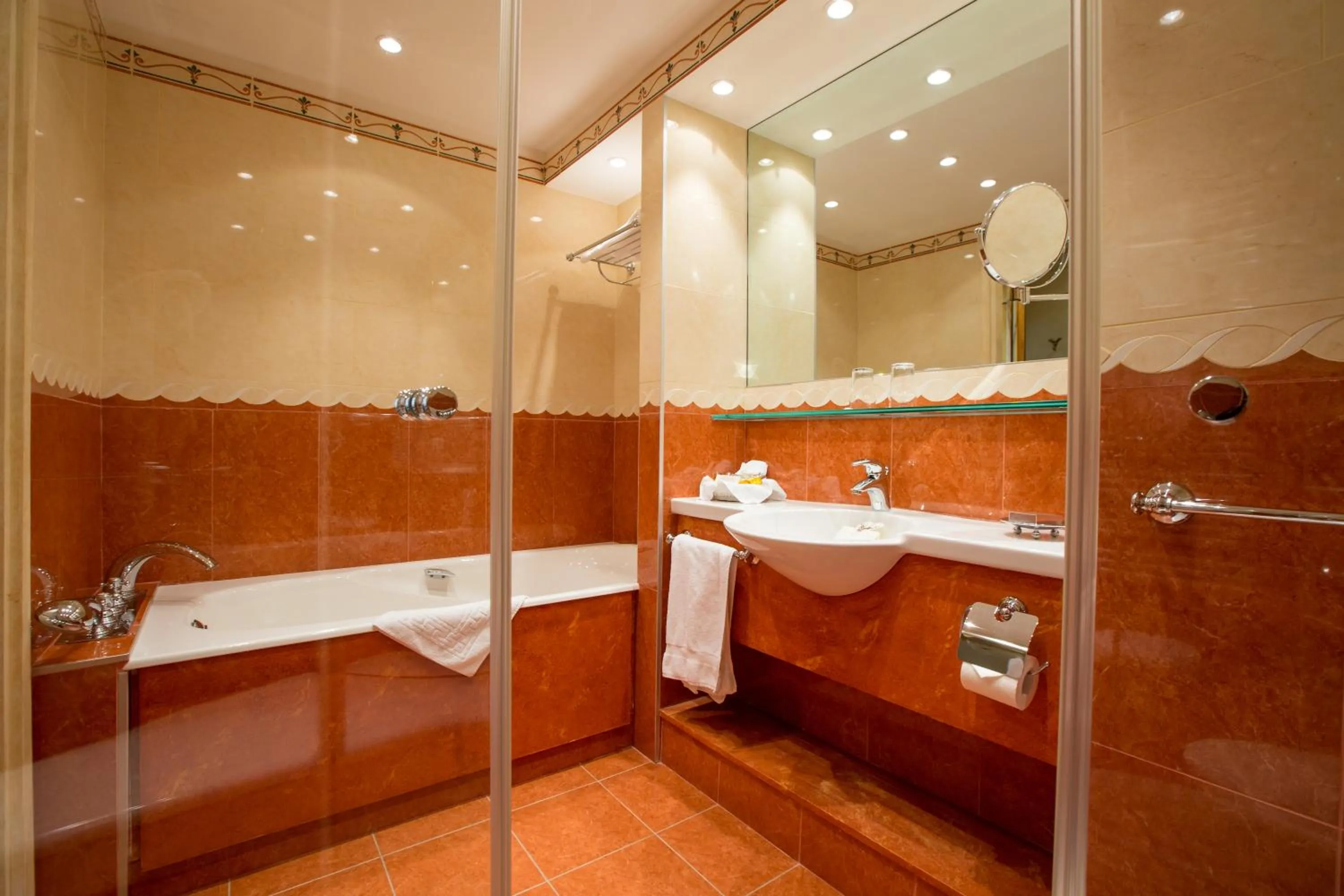 Shower in Hôtel Alpen Ruitor