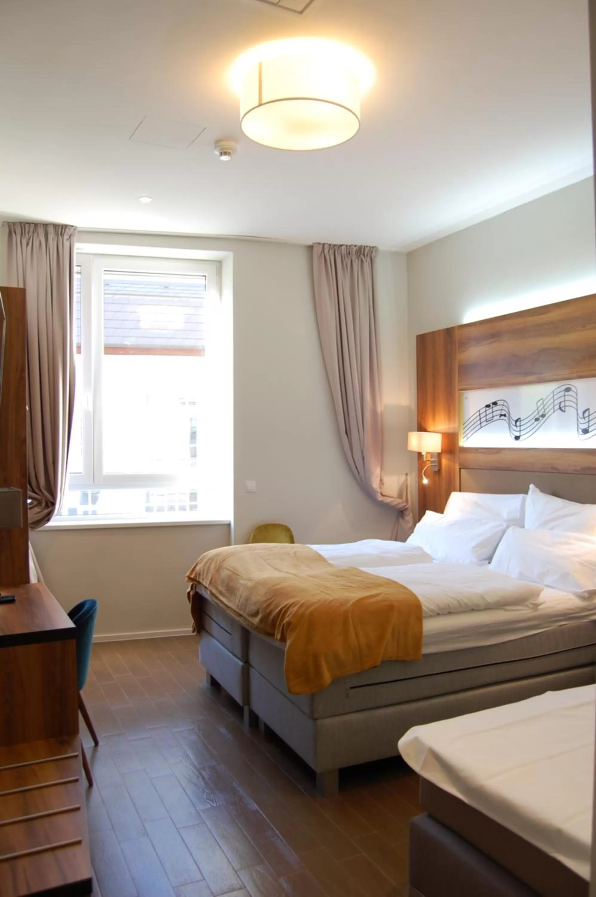 Bed in Apollo Hotel Vienna