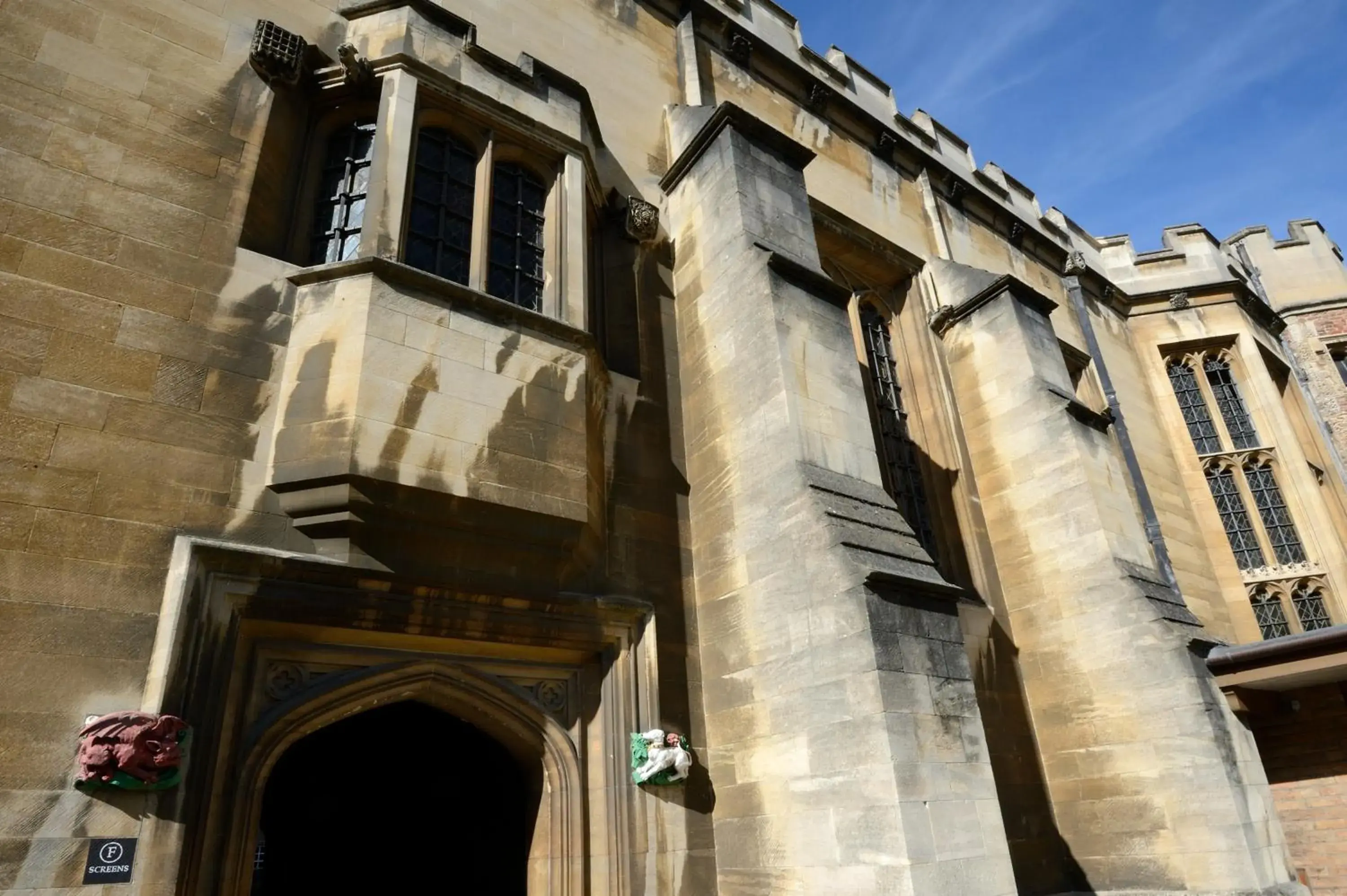 Facade/entrance, Property Building in Christs College Cambridge