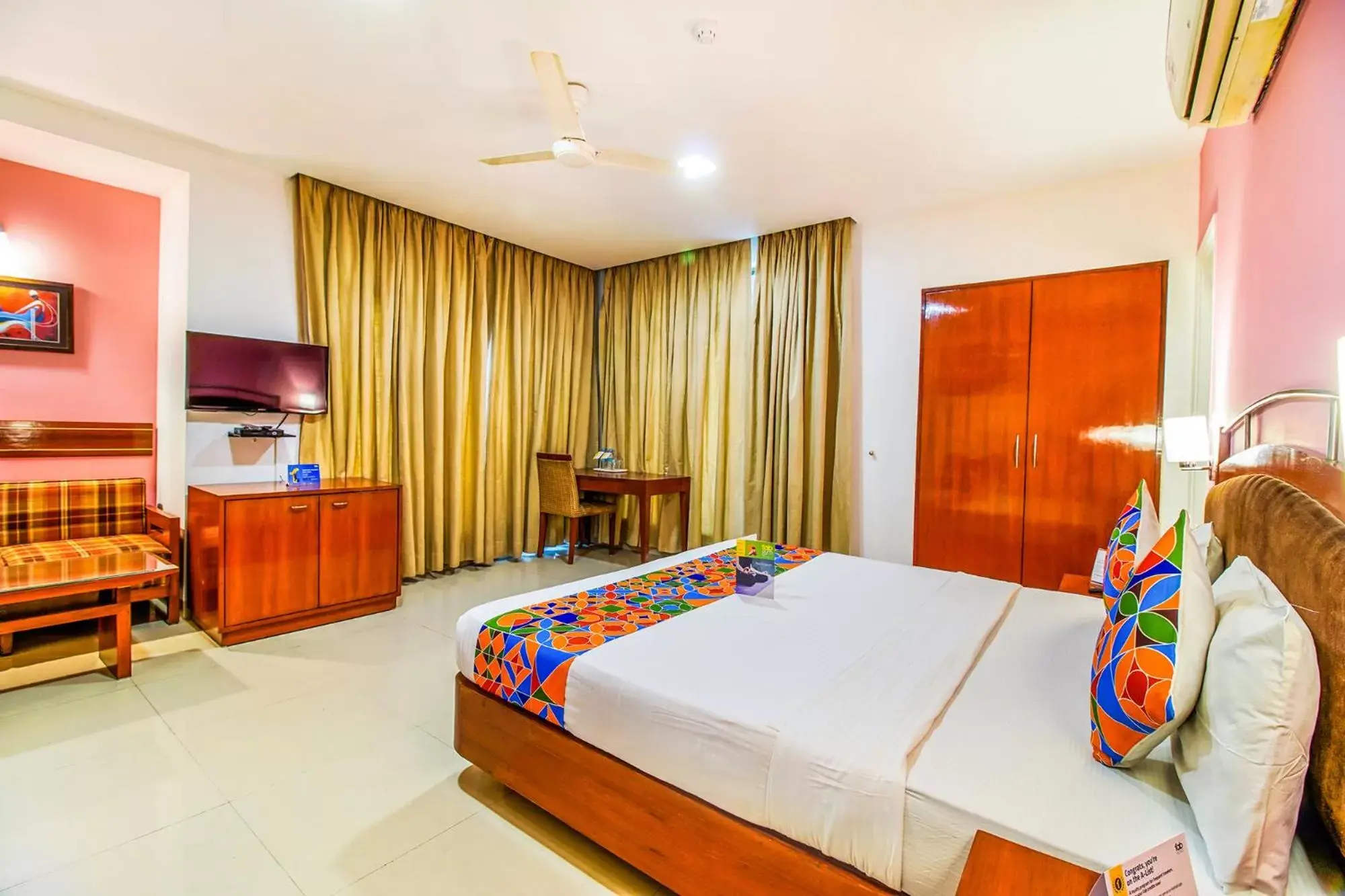 Photo of the whole room, Bed in FabHotel F9 NFC Photo of the whole room, Bed in FabHotel F9 NFC