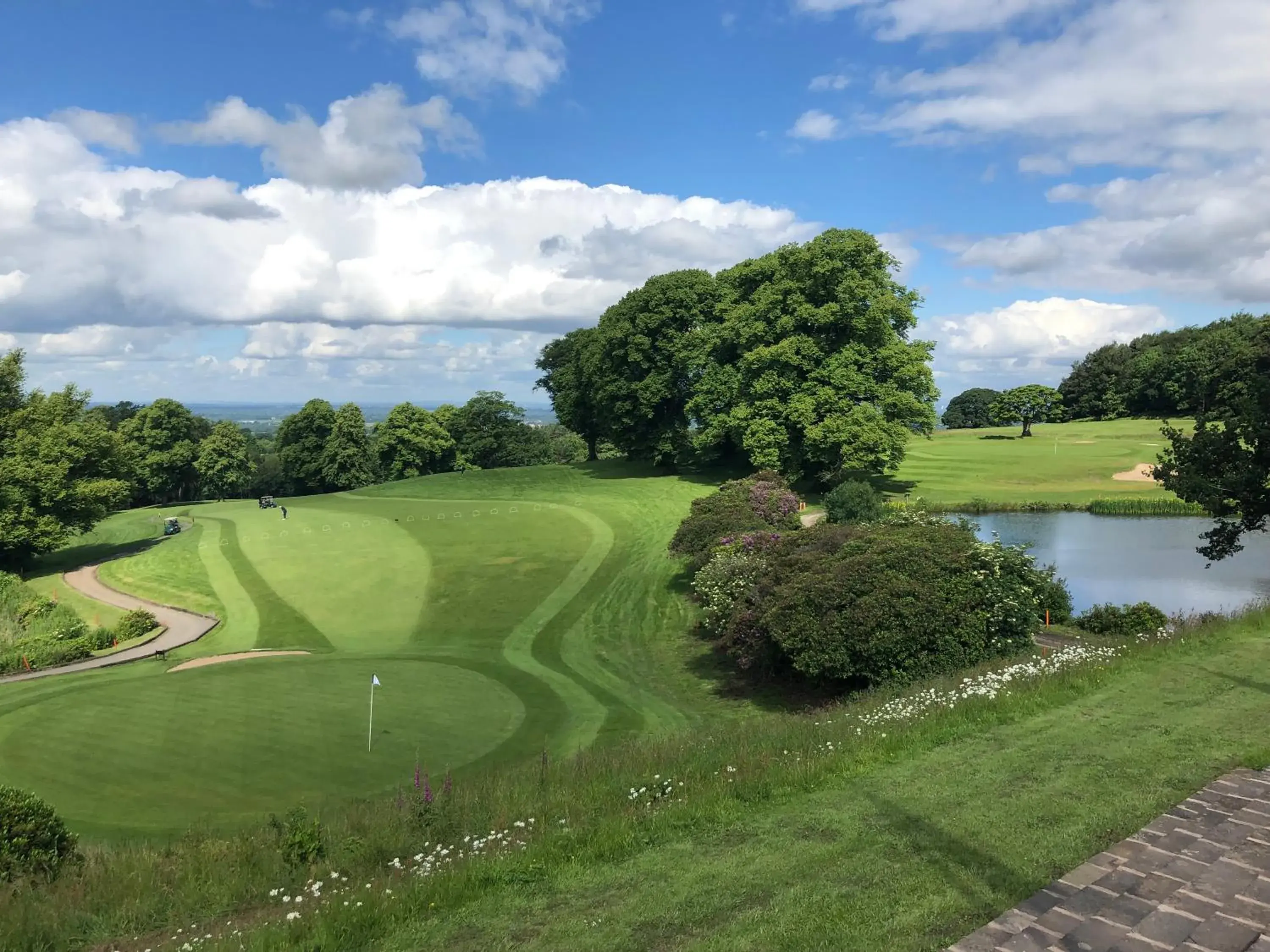 Golfcourse, Bird's-eye View in Shrigley Hall Hotel, Golf & Country Club