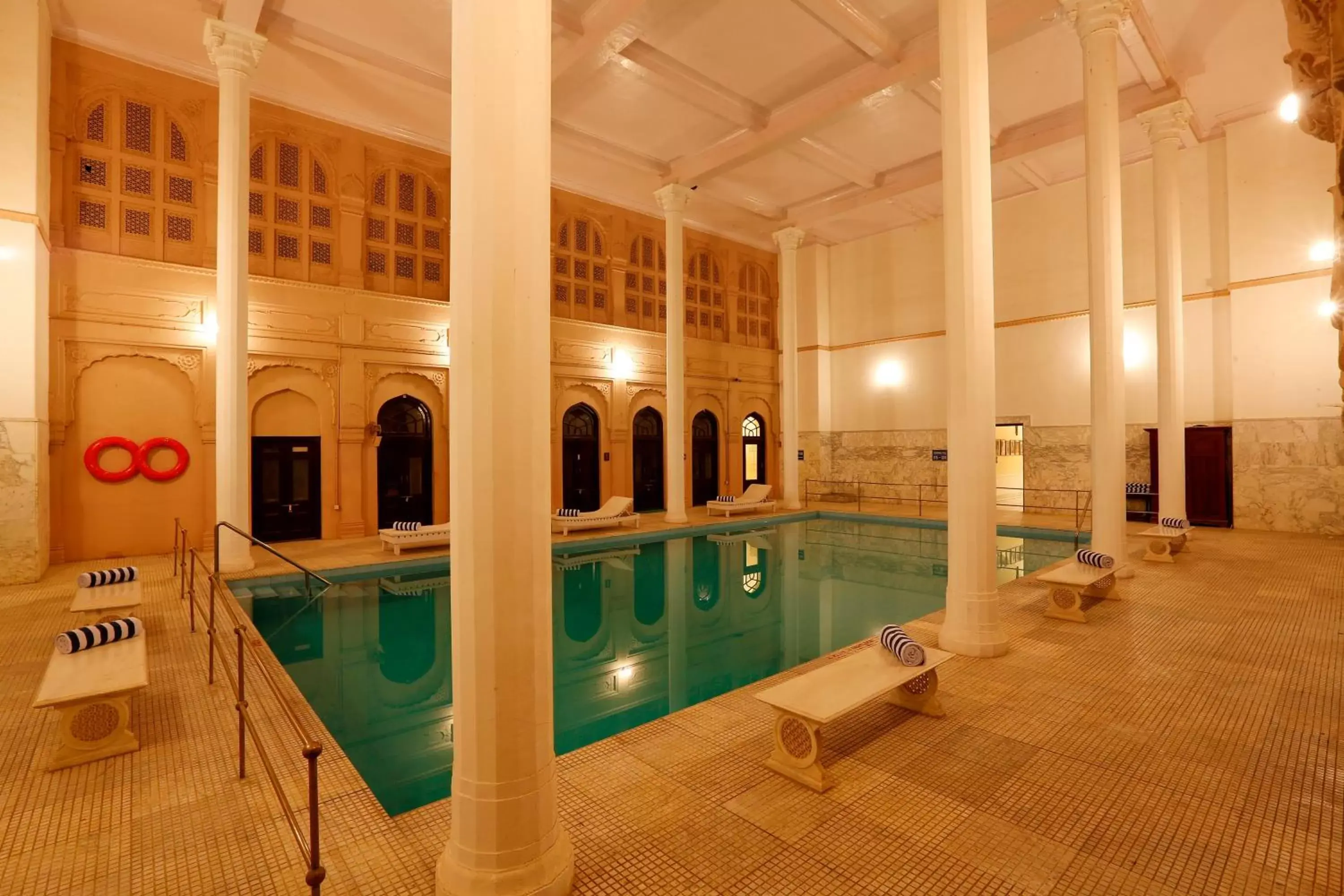 Swimming pool in The Lallgarh Palace - A Heritage Hotel Swimming pool in The Lallgarh Palace - A Heritage Hotel